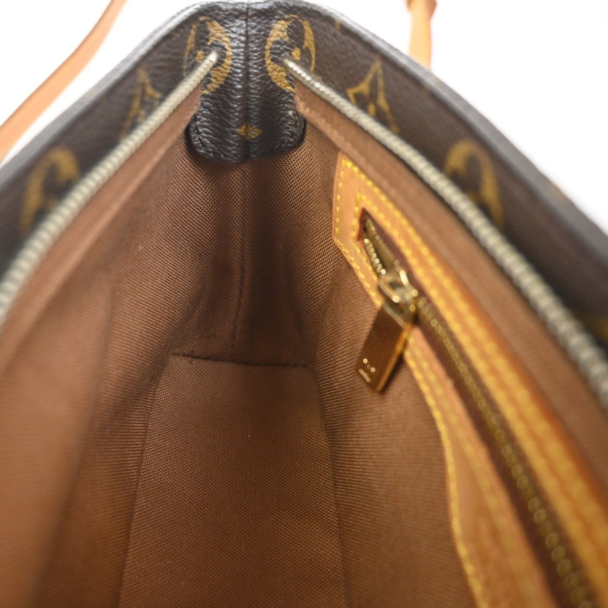 LOUIS VUITTON Logo Trotteur Shoulder Bag Monogram Leather Brown M51240 72YH917