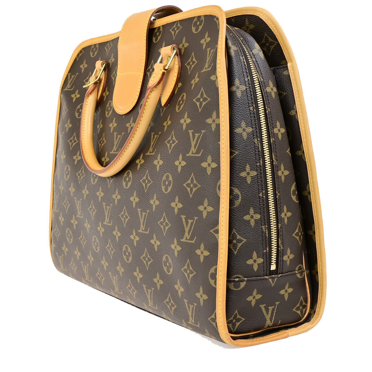 LOUIS VUITTON Rivoli Briefcase Hand Bag Monogram Leather Brown M53380 11YG534