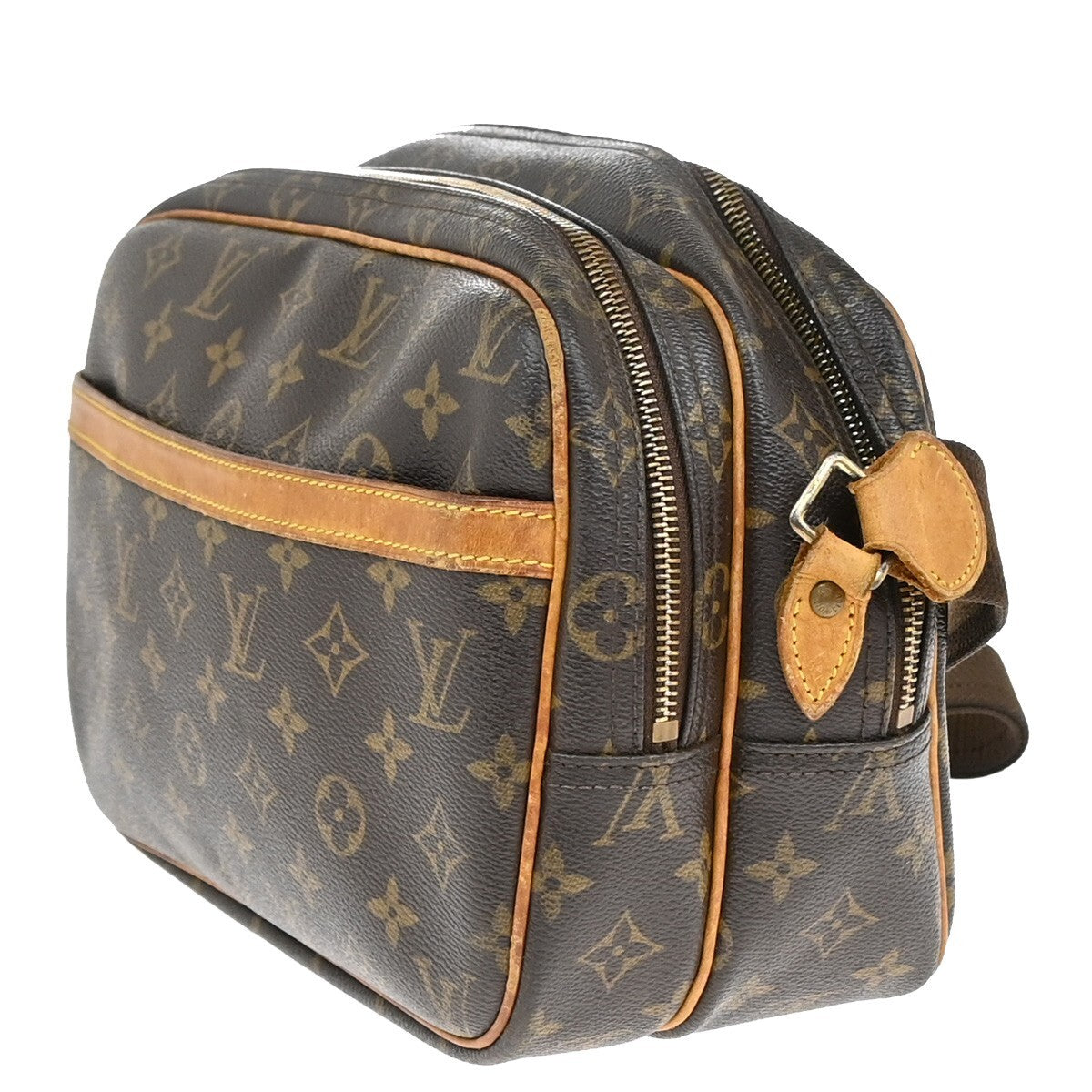 LOUIS VUITTON Reporter PM Crossbody Shoulder Bag Monogram Leather M45254 32EE244