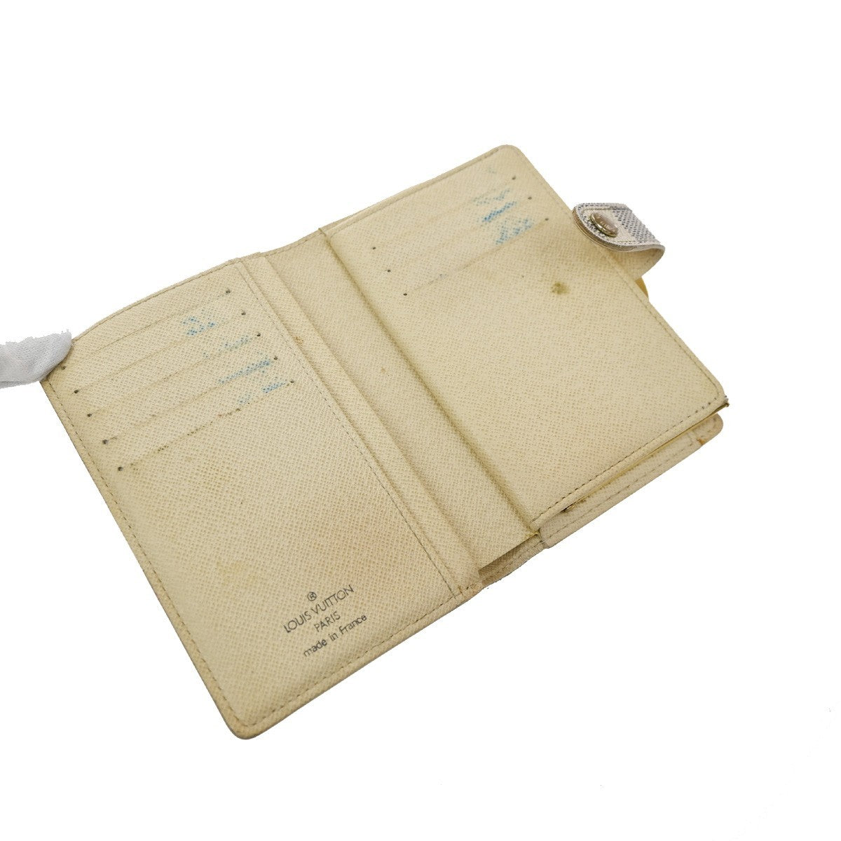 LOUIS VUITTON Portefeuille Viennois Wallet Damier Azur Leather N61676 01KD103