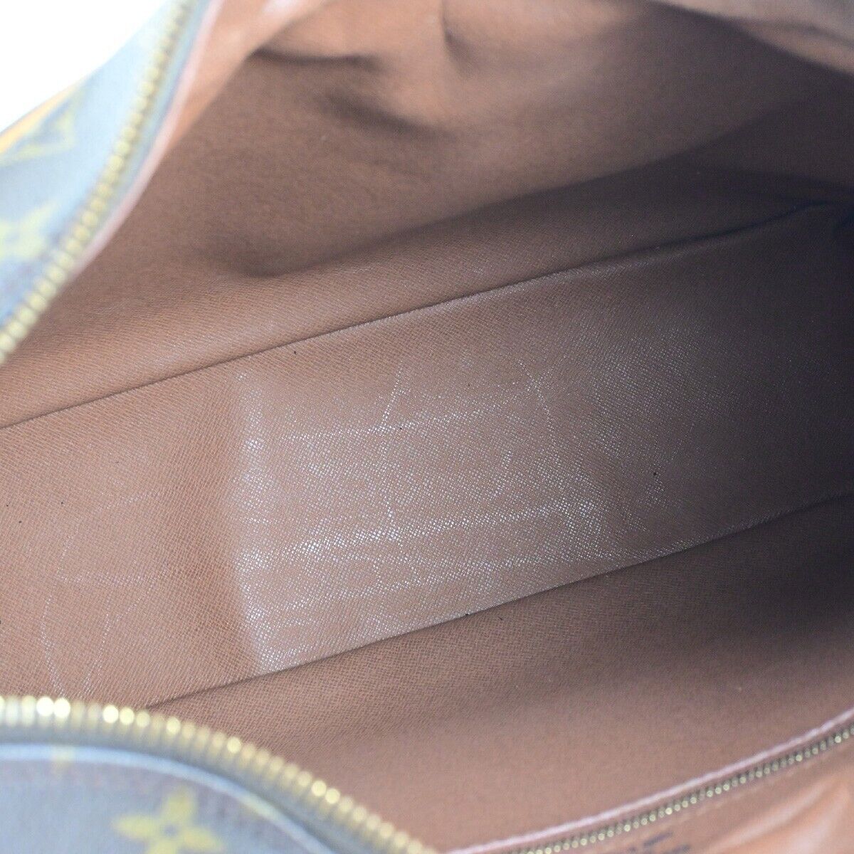 LOUIS VUITTON Boulogne 35 Shoulder Bag Monogram Leather Brown M51260 76YG593