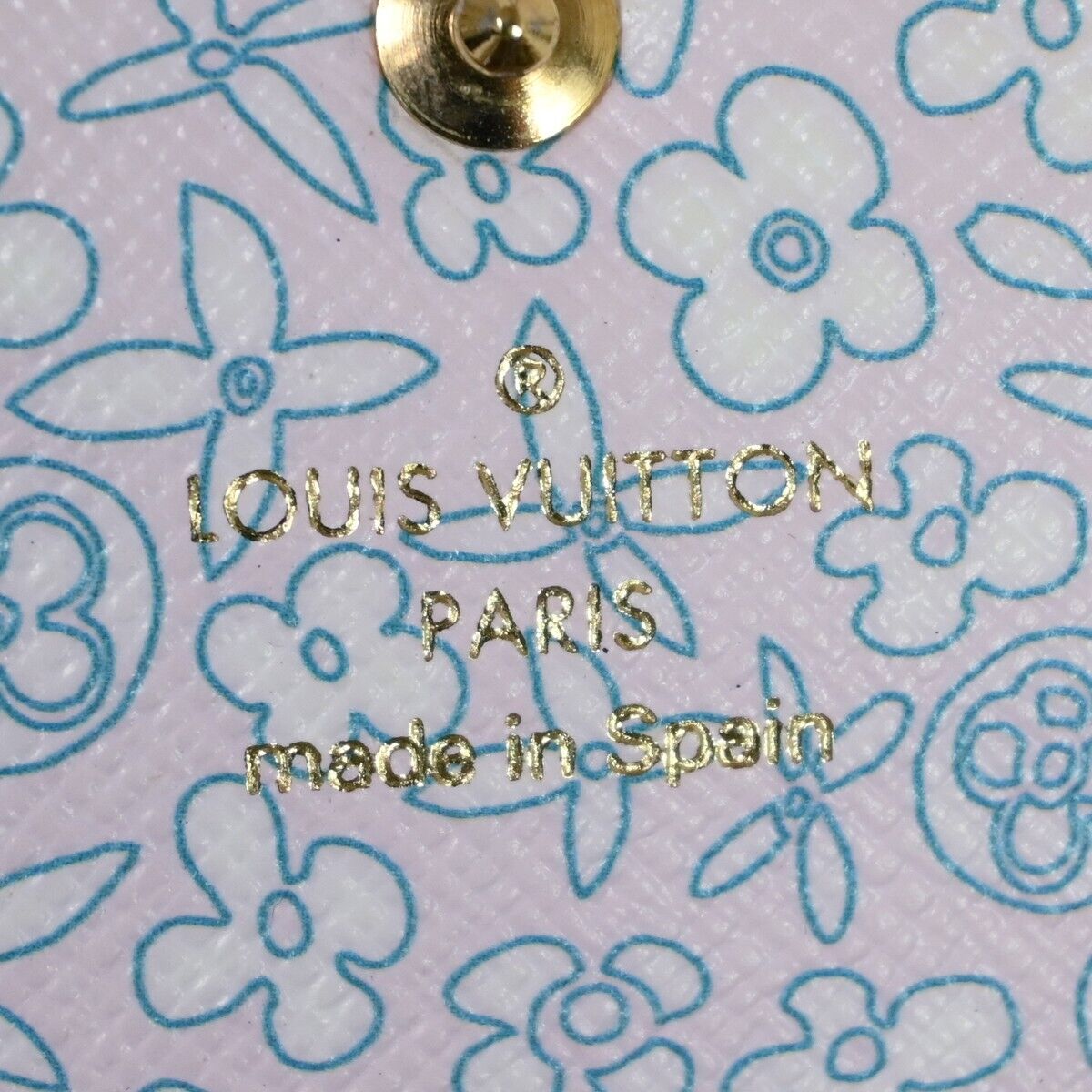 LOUIS VUITTON Sarah Long Bifold Wallet Monogram Fleuri Brown Rose M60232 34HB364