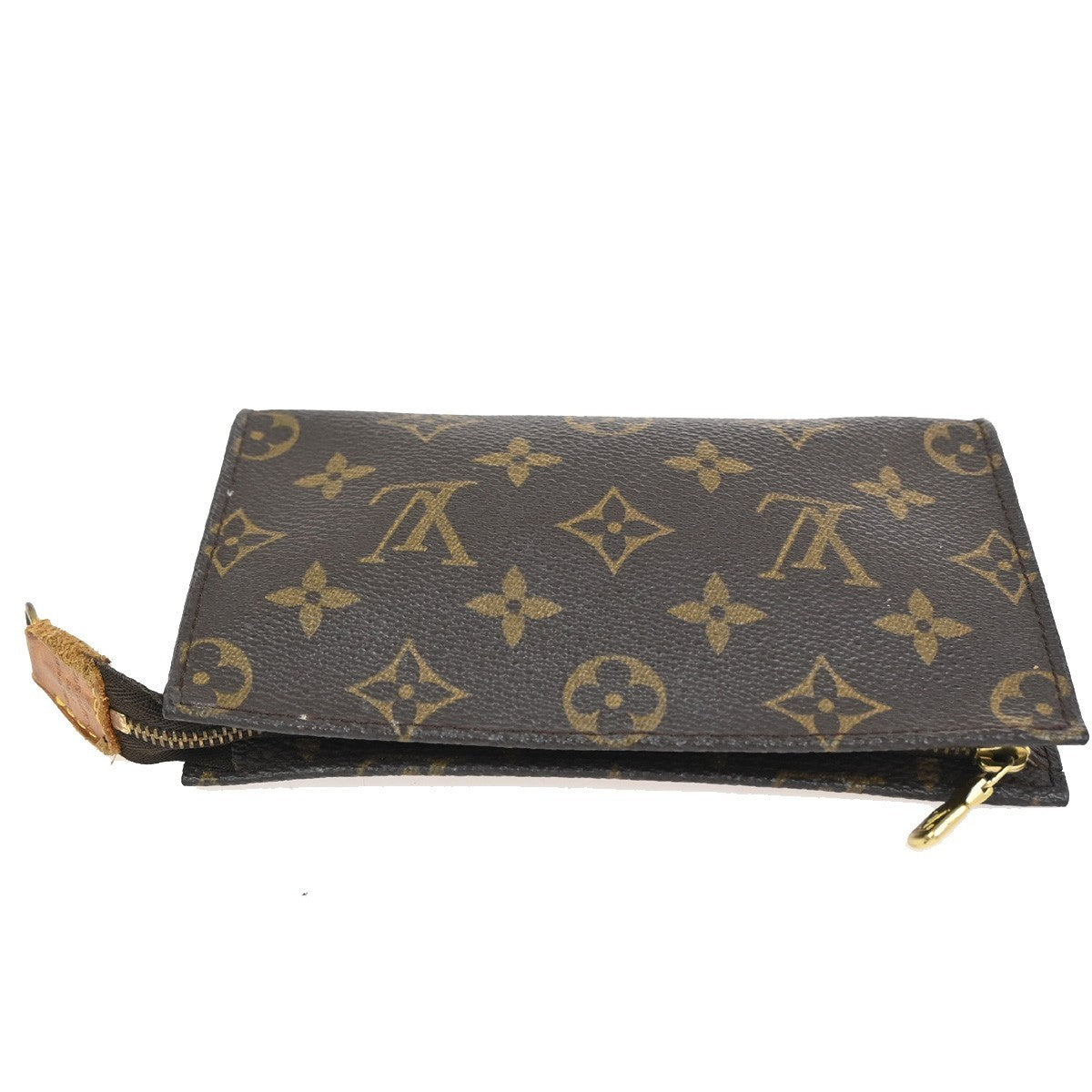 LOUIS VUITTON BUCKET PM Mini Clutch Pouch Bag Monogram Leather France 02KC735