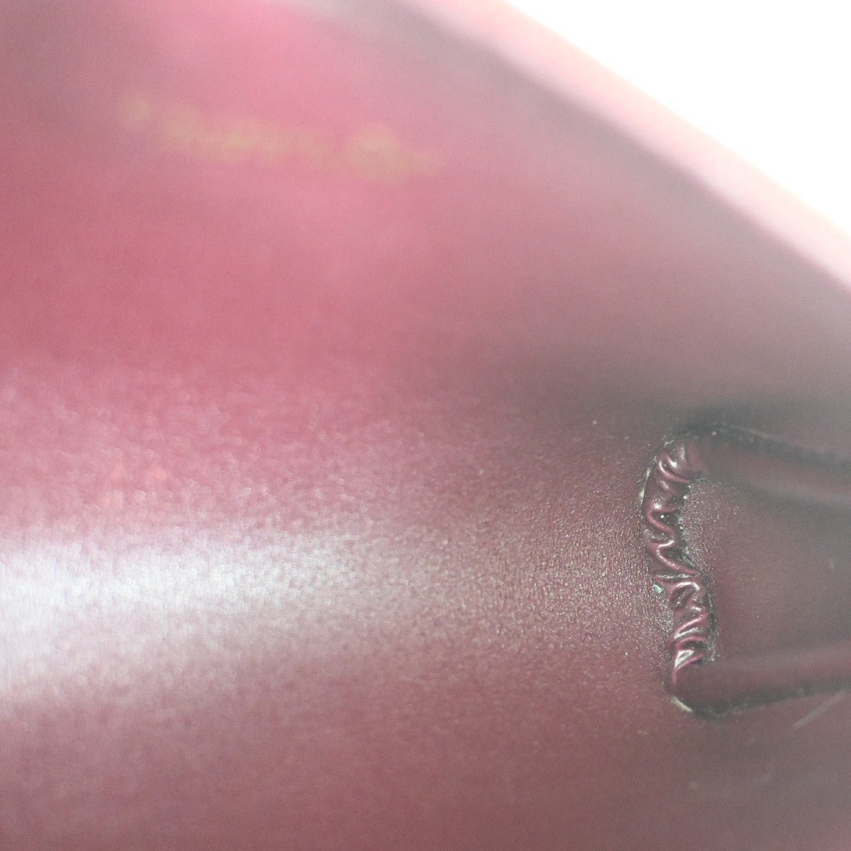 CHRISTIAN DIOR CD Logo Trotte Mini Pouch Canvas Leather Red GHW France 68ZA367