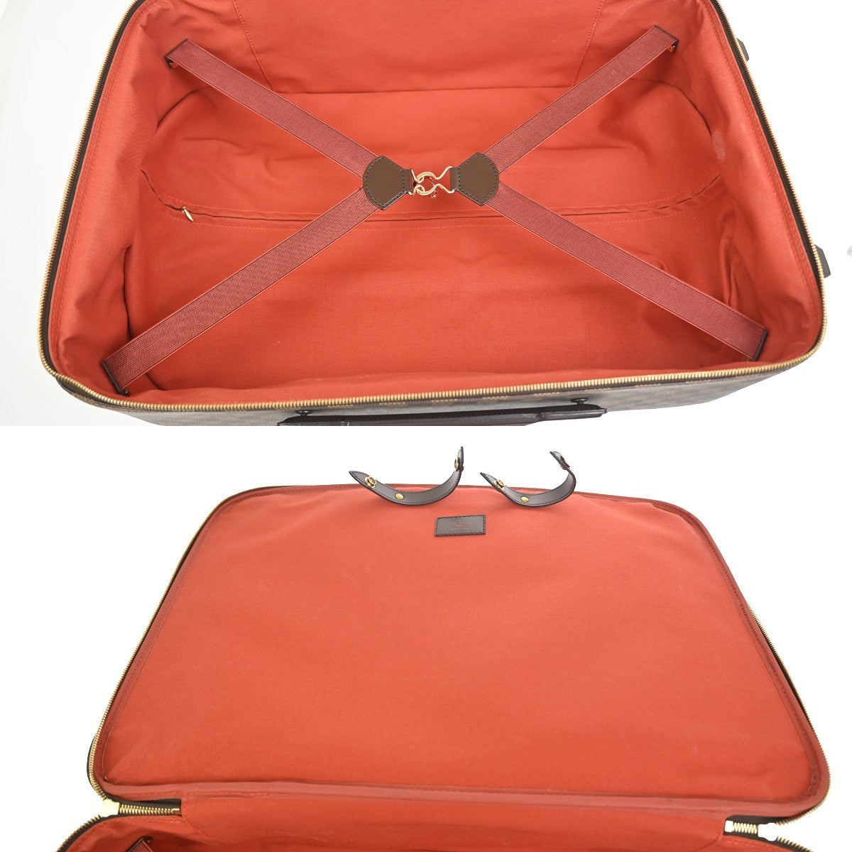 LOUIS VUITTON Pegase 55 Suitcase Carry on Bag Damier Ebene Brown N23294 84ZA357