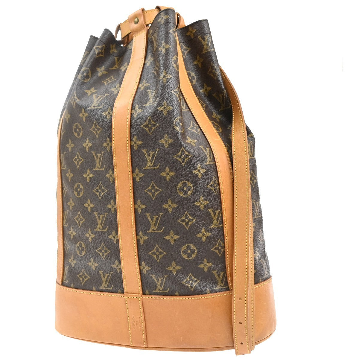 LOUIS VUITTON LV Randonnee GM Shoulder Bag Monogram Leather Brown M42244 15MA523