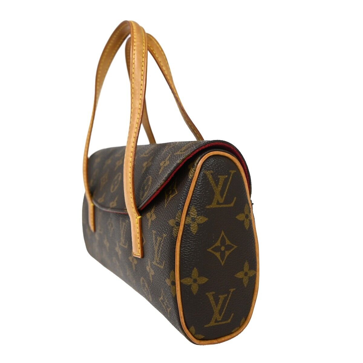 LOUIS VUITTON Sonatine Hand Bag Monogram Leather Brown France M51902 92GA890