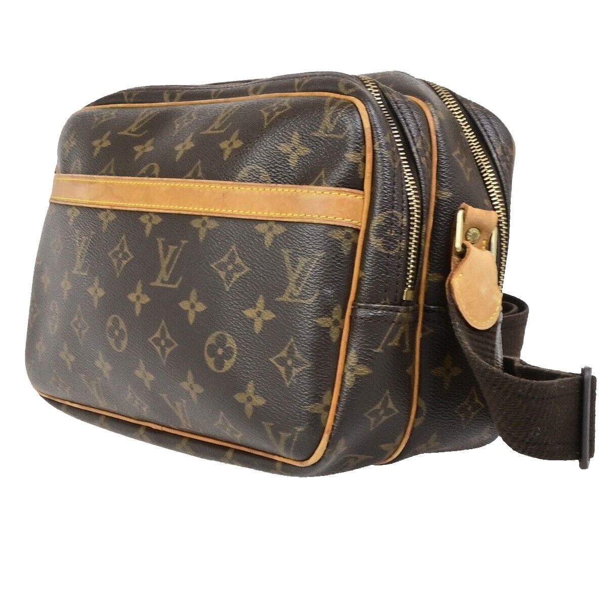 LOUIS VUITTON Reporter PM Crossbody Shoulder Bag Monogram Leather M45254 87ED242