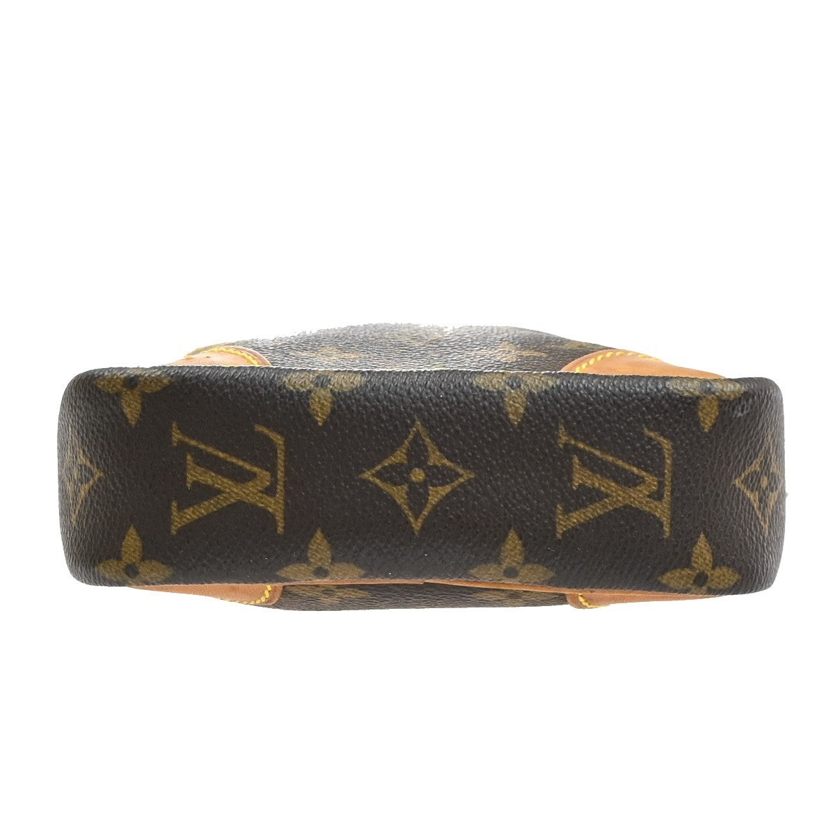 LOUIS VUITTON Danube Shoulder Bag Monogram Leather Brown France M45266 79MA624