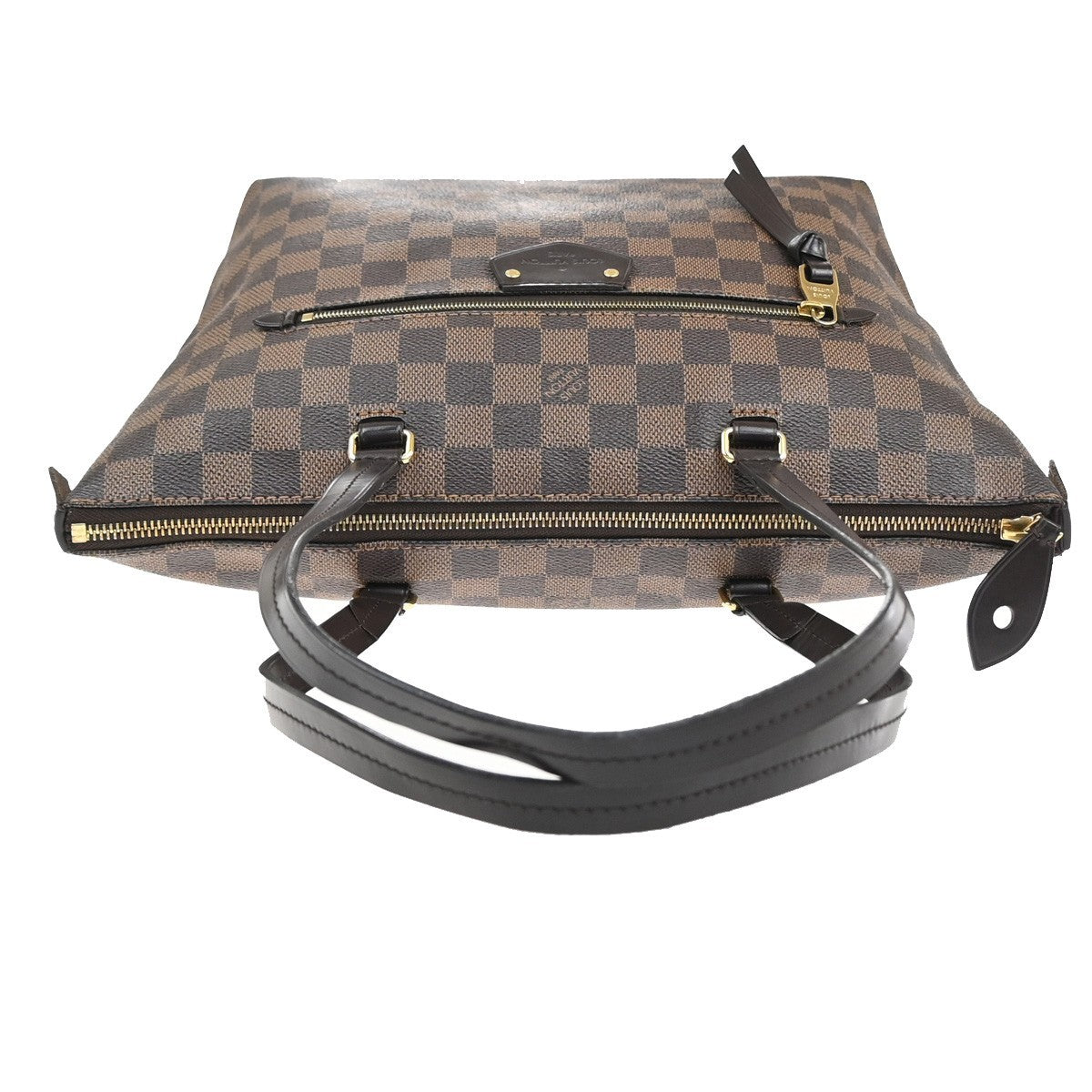 LOUIS VUITTON Iena PM Shoulder Tote Bag Damier Ebene Leather BN N41012 23KD043
