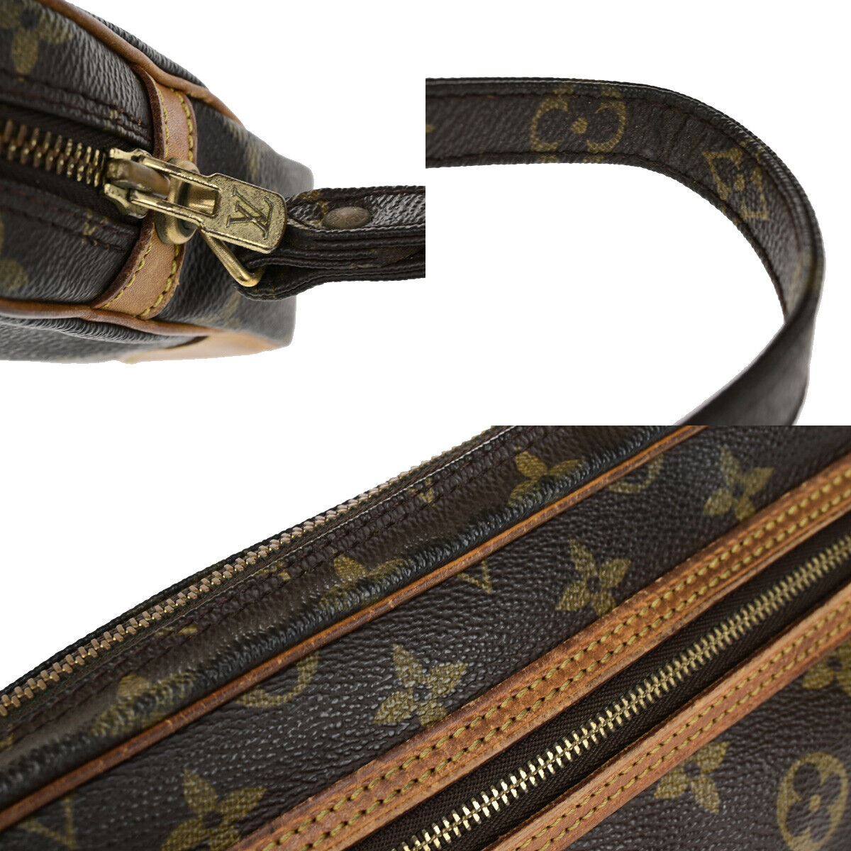LOUIS VUITTON Marly Dragonne GM Clutch Hand Bag Monogram Brown M51825 61YG503
