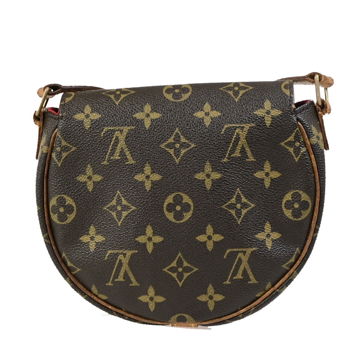 LOUIS VUITTON LV Tambourine Shoulder Bag Monogram Leather Brown M51179 87YG542