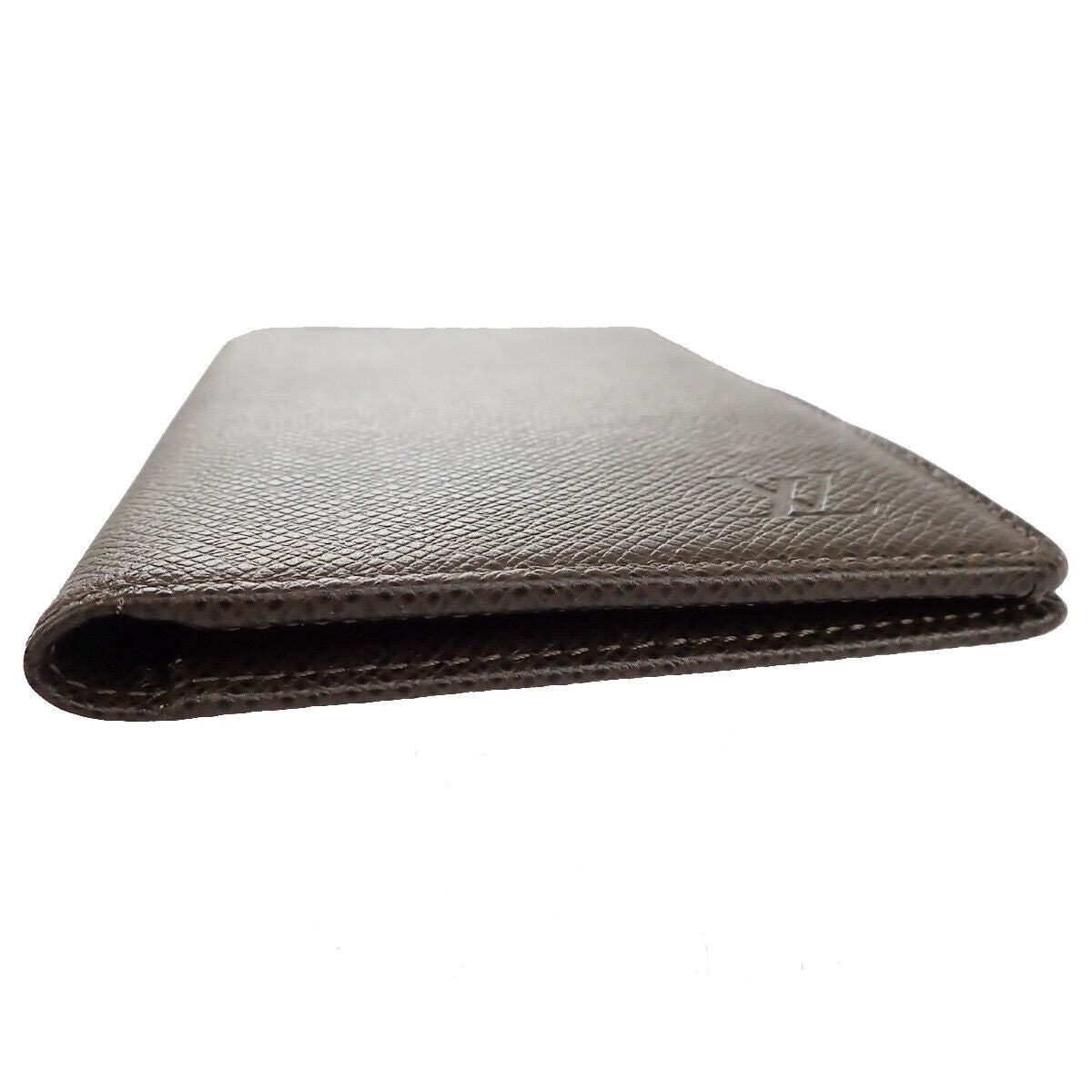 LOUIS VUITTON Porte Valeurs Cartes Credit Long Wallet Taiga Brown M30392 02YA409
