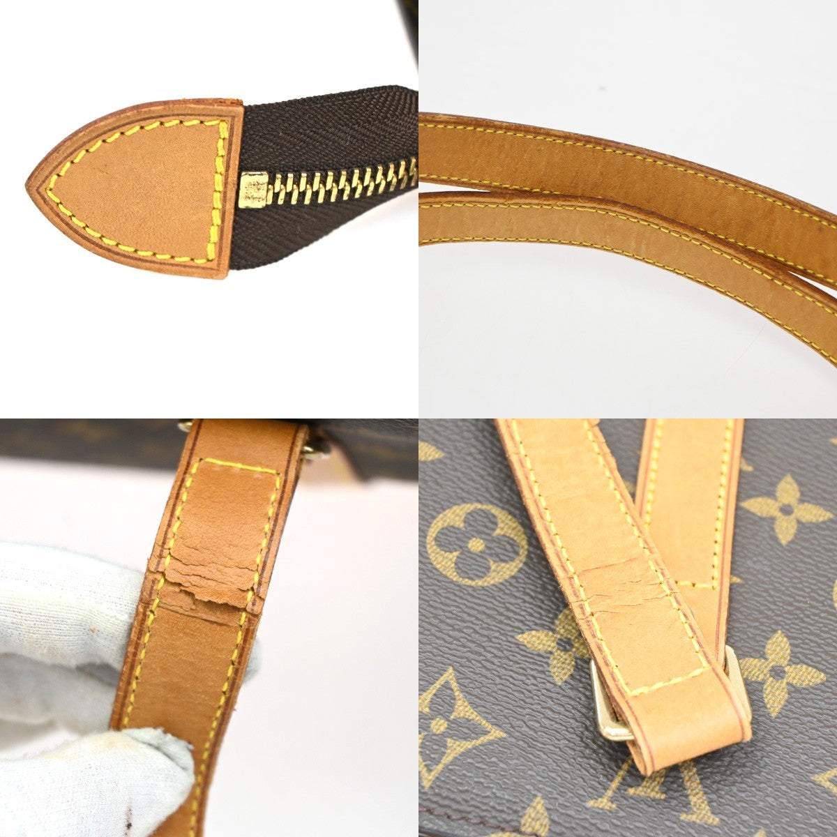 LOUIS VUITTON BABYLONE Shoulder Bag Monogram Leather Brown France M51102 73KC195