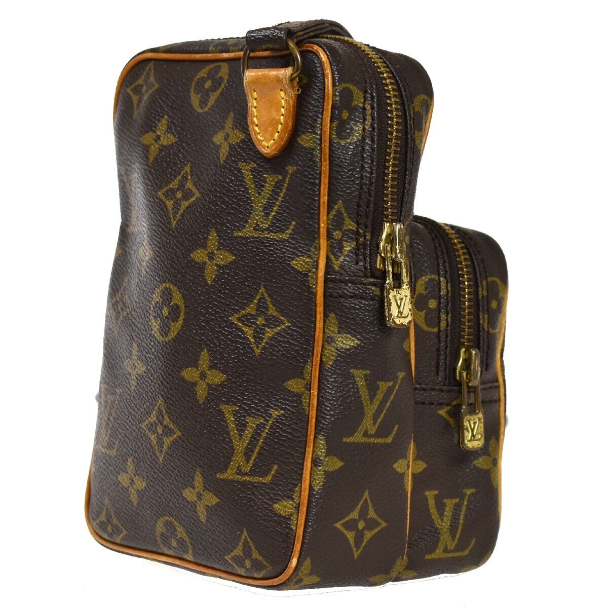 LOUIS VUITTON Mini Amazon Shoulder Bag Monogram Leather Brown M45238 86EA041