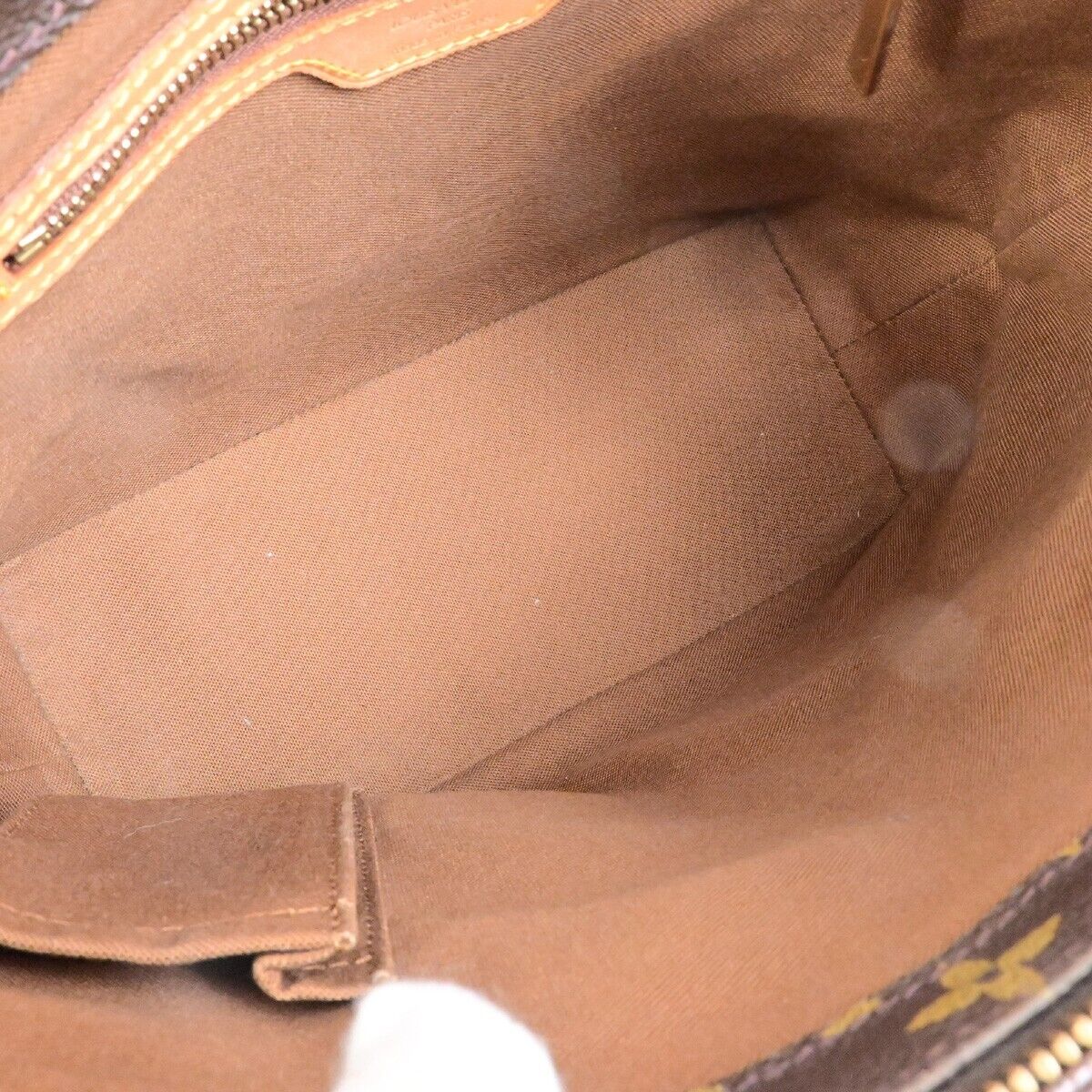 LOUIS VUITTON Cabas Piano Shoulder Bag Monogram Leather Brown M51148 16FB324