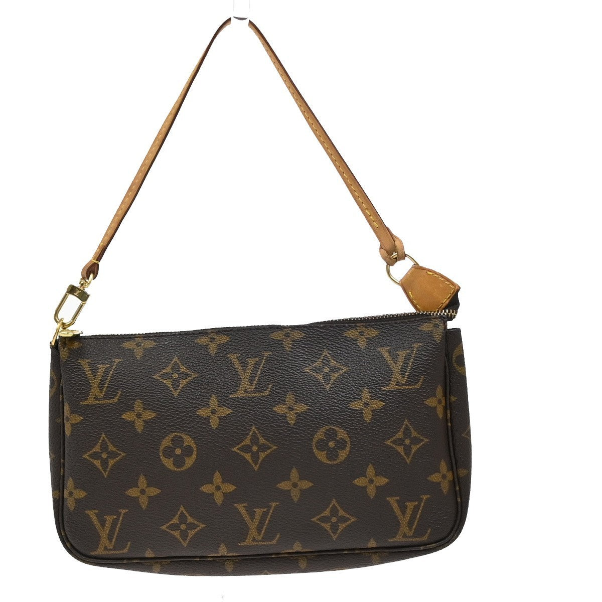 LOUIS VUITTON Pochette Accessoires Hand Bag Monogram Leather BN M51980 72PA024