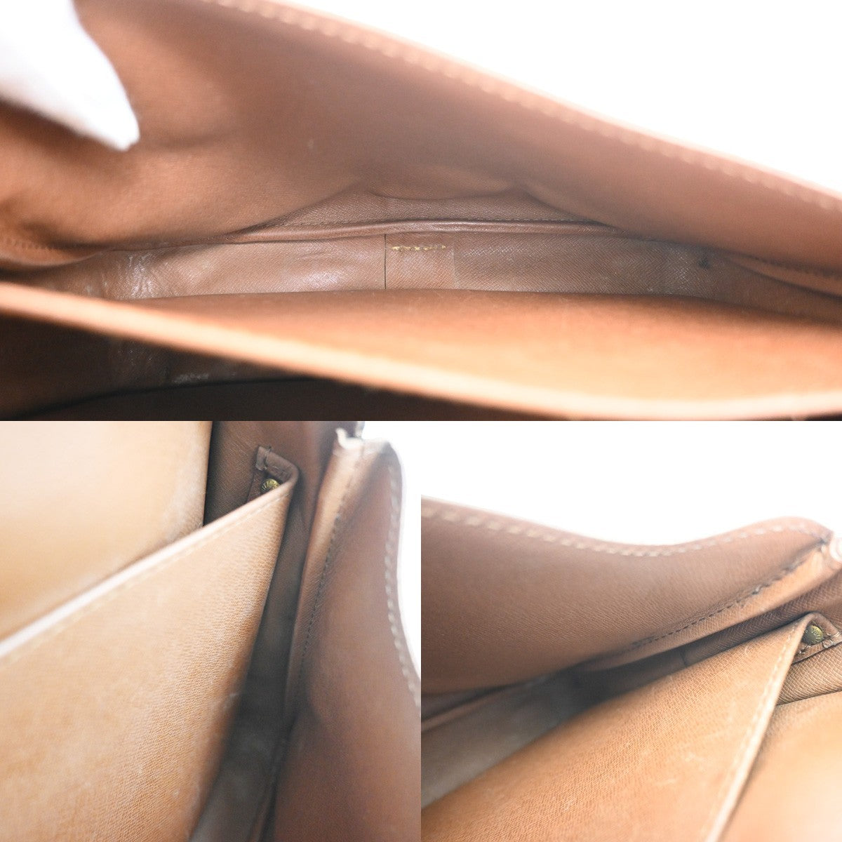 LOUIS VUITTON Cartouchiere GM Shoulder Bag Monogram Leather Brown M51252 39YJ091
