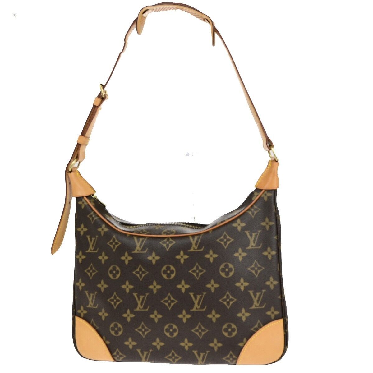 LOUIS VUITTON Boulogne 30 Shoulder Bag Monogram Leather Brown M51265 41EB469