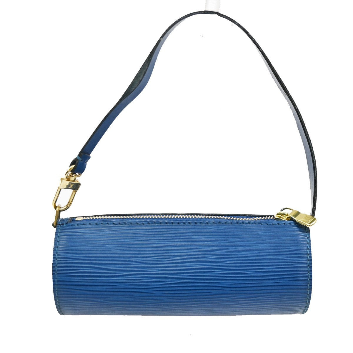 LOUIS VUITTON Soufflot Pouch Mini Hand Bag Bag Epi Leather Toledo Blue 61TA252
