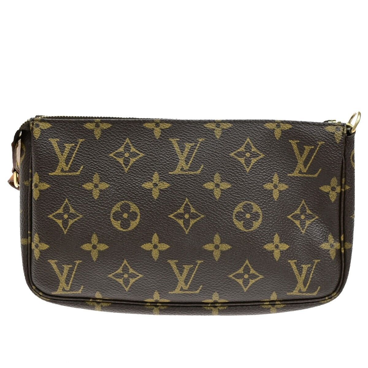 LOUIS VUITTON Pochette Accessoires Hand Bag Monogram Leather BN M51980 10YH007