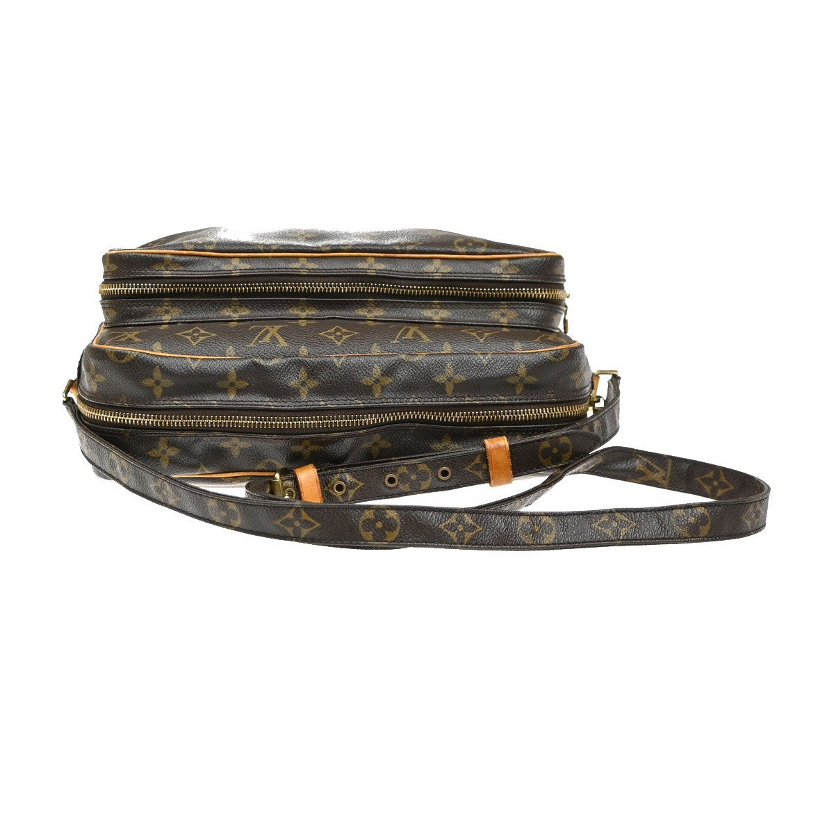 LOUIS VUITTON Nile Crossbody Shoulder Bag Monogram Leather Brown M45244 70SA024