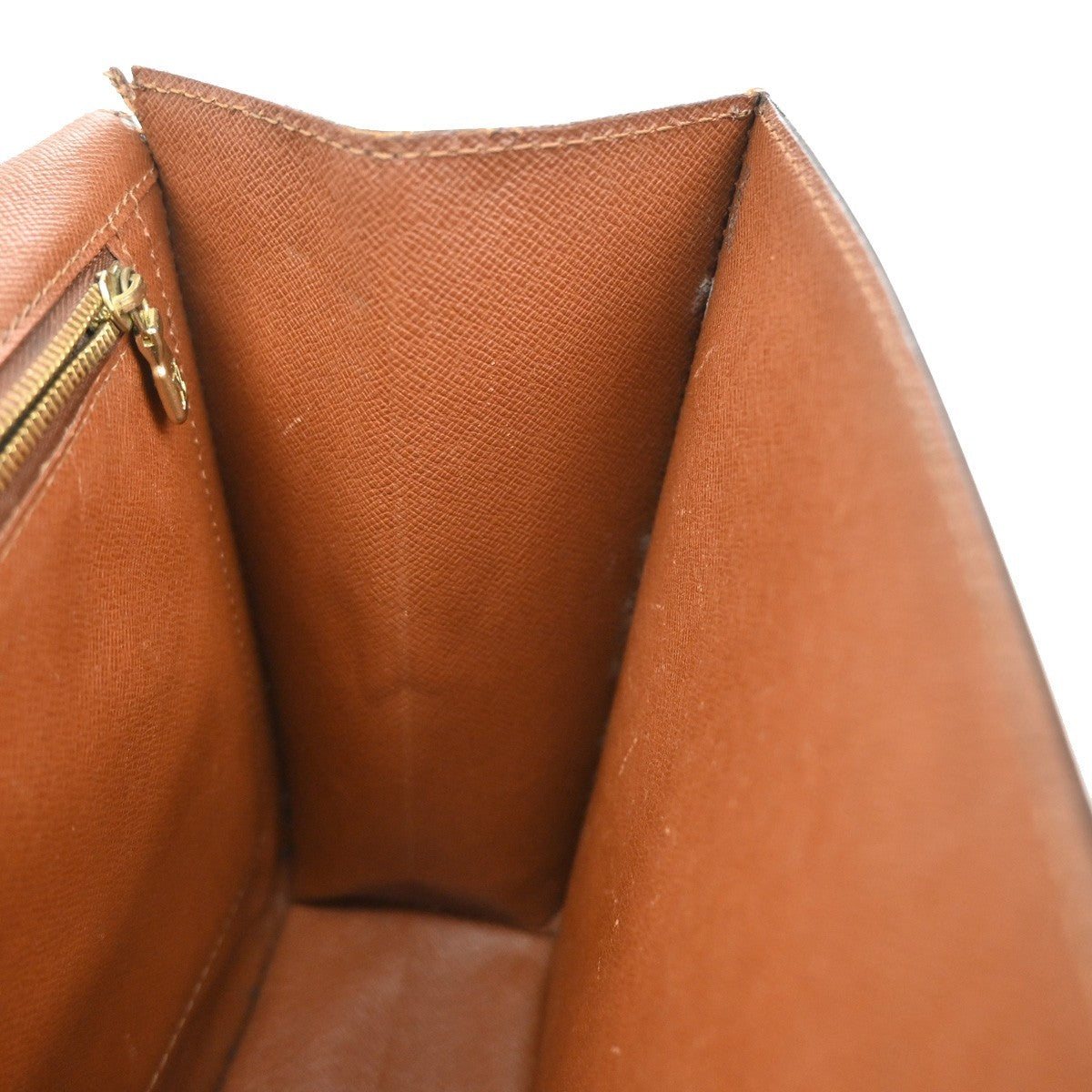 LOUIS VUITTON Monceau 28 Hand Bag Monogram Leather Brown France M51185 39KB573