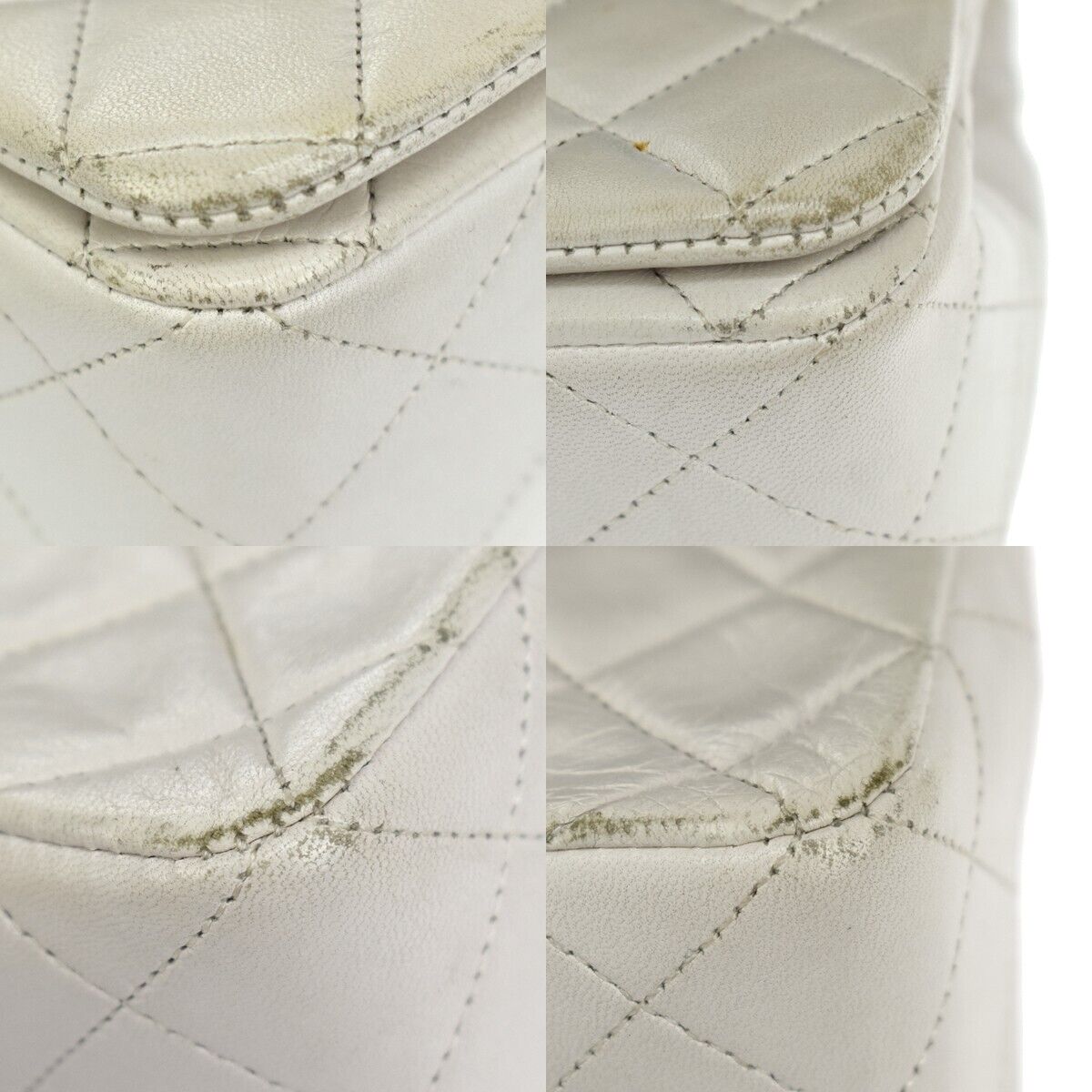 CHANEL CC Full Flap Matelasse 23 Chain Shoulder Bag Leather WE Vintage 373LB987