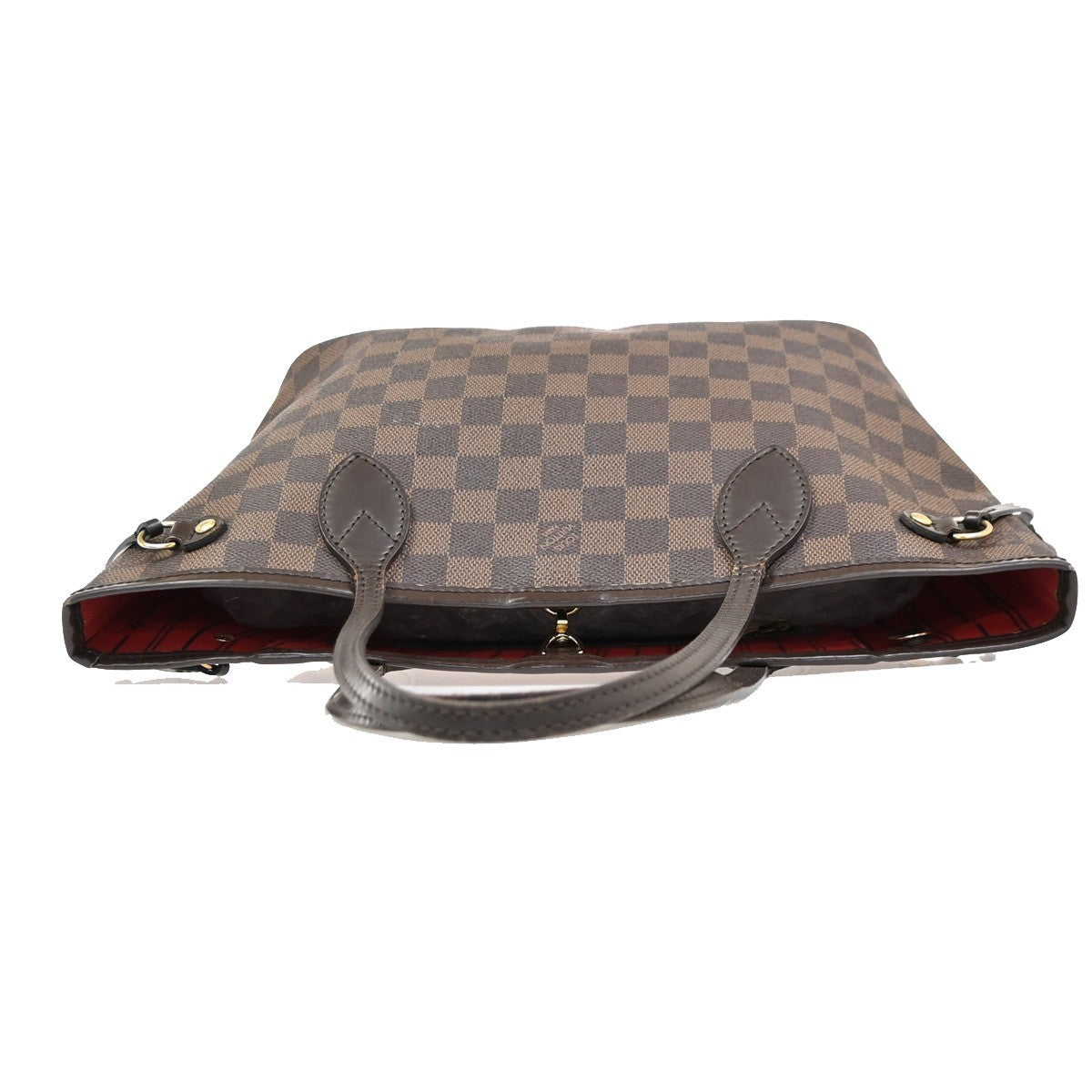 LOUIS VUITTON Neverfull PM Shoulder Tote Bag Damier Leather Brown N51109 98KP516