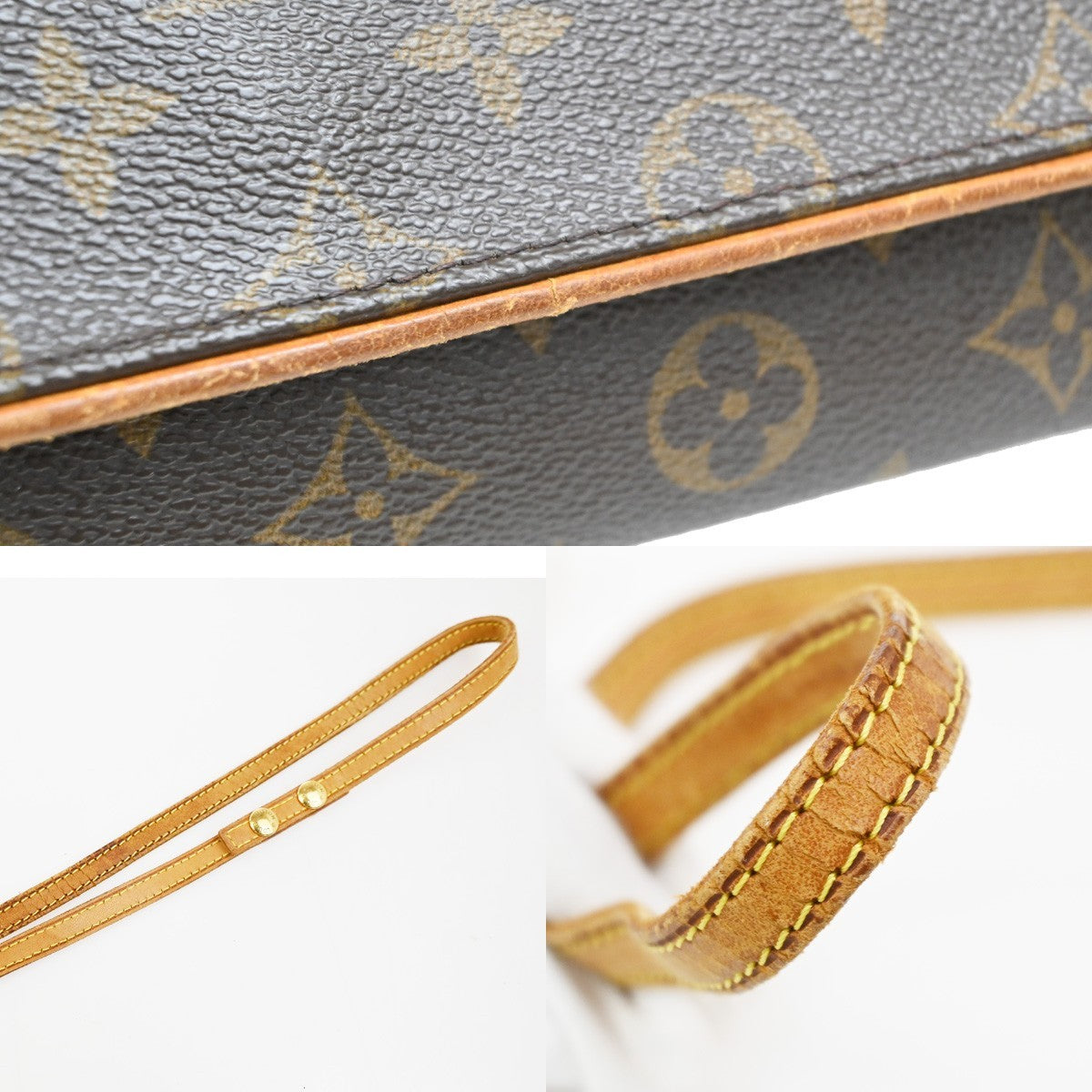 LOUIS VUITTON Pochette Twin GM 2Way Shoulder Bag Monogram Brown M51852 36MA599