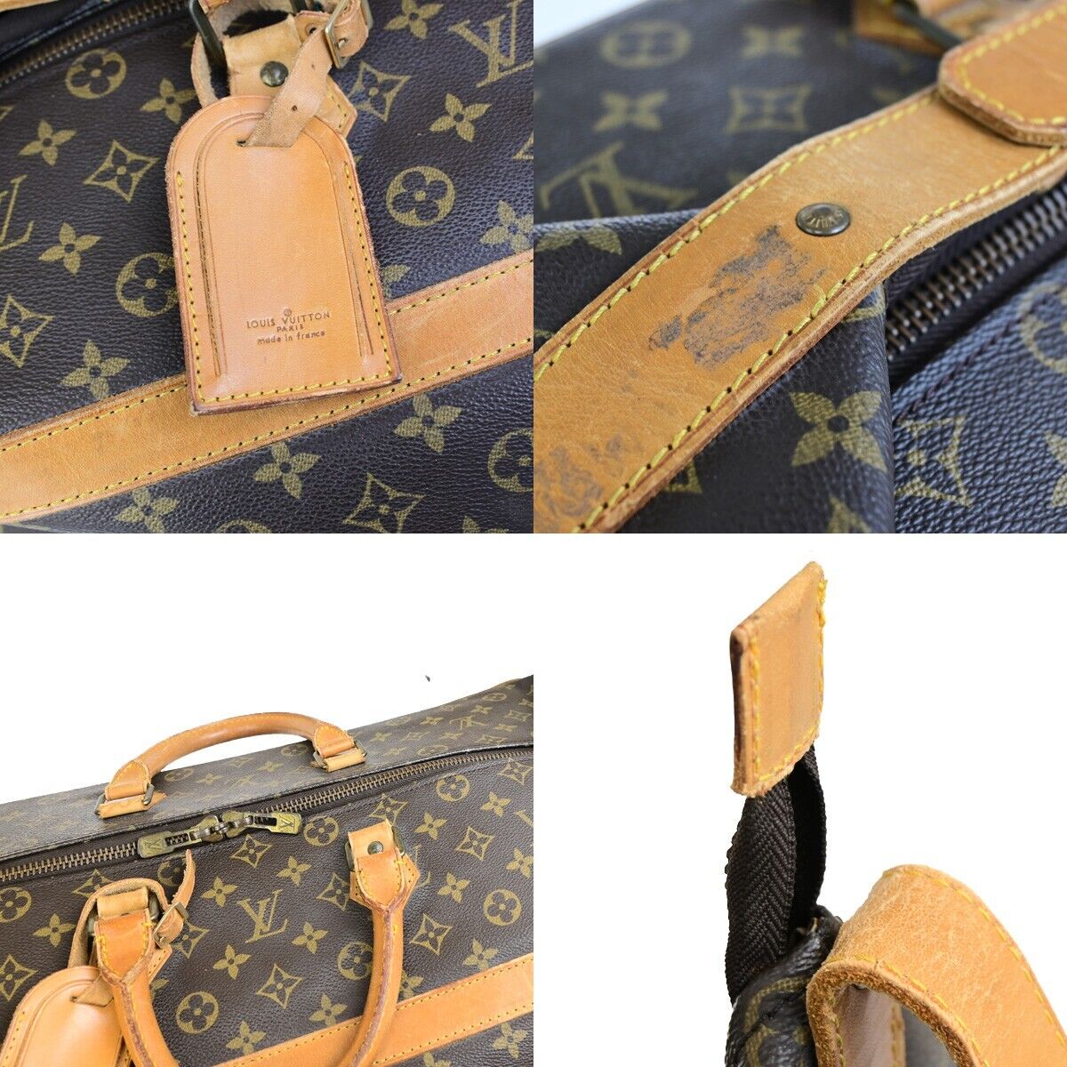 LOUIS VUITTON Cruiser 50 Travel Hand Bag  Monogram Leather Brown M41137 70EC890