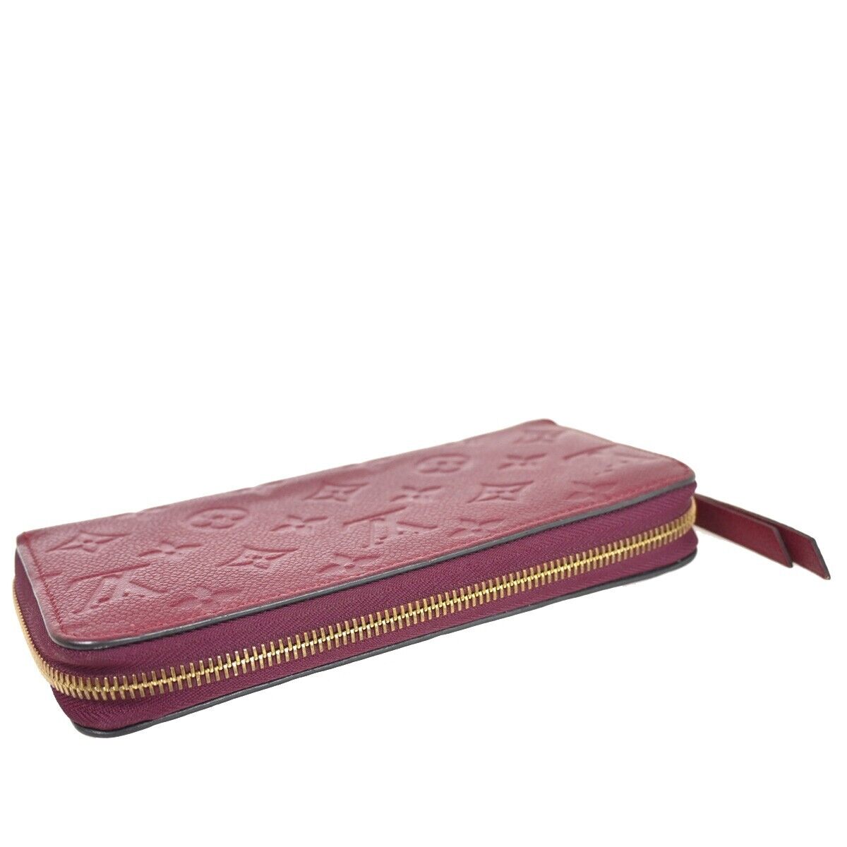 LOUIS VUITTON Zippy Wallet Long Wallet Monogram Empreinte Aurore M60549 35FA439