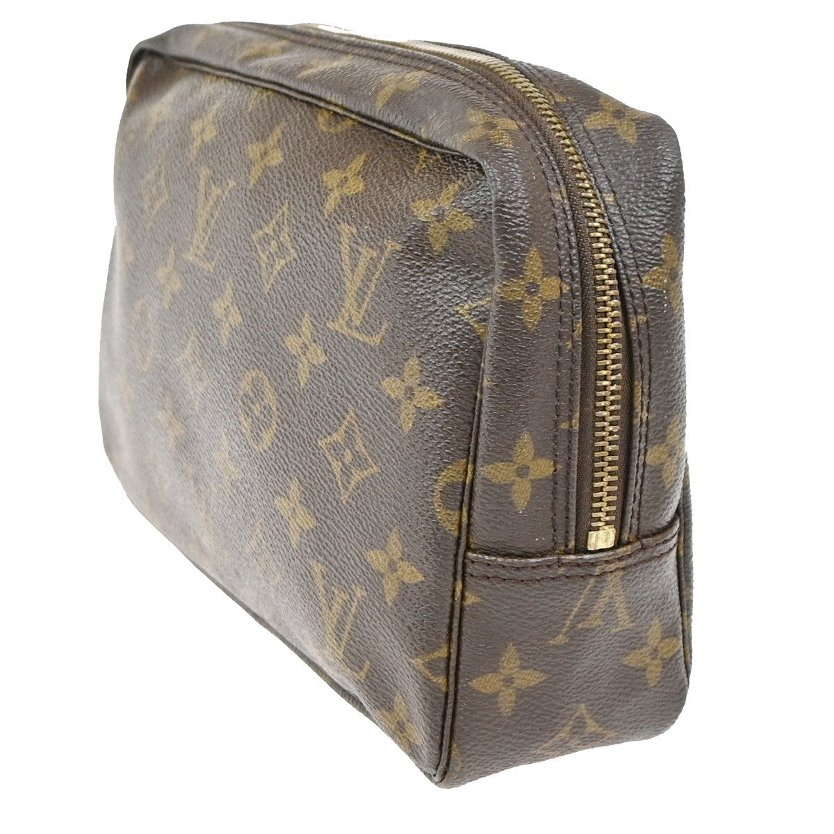LOUIS VUITTON Trousse Toilette 23 Clutch Hand Bag Monogram Brown M47524 05YJ066