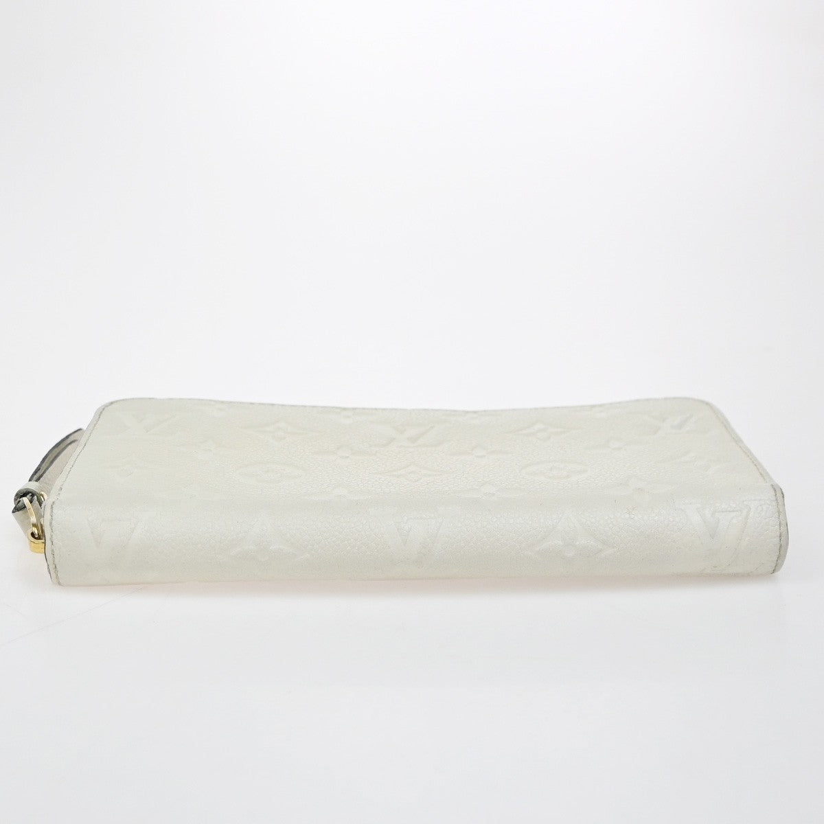 LOUIS VUITTON Zippy Wallet Long Wallet Monogram Empreinte White M93437 85EG387