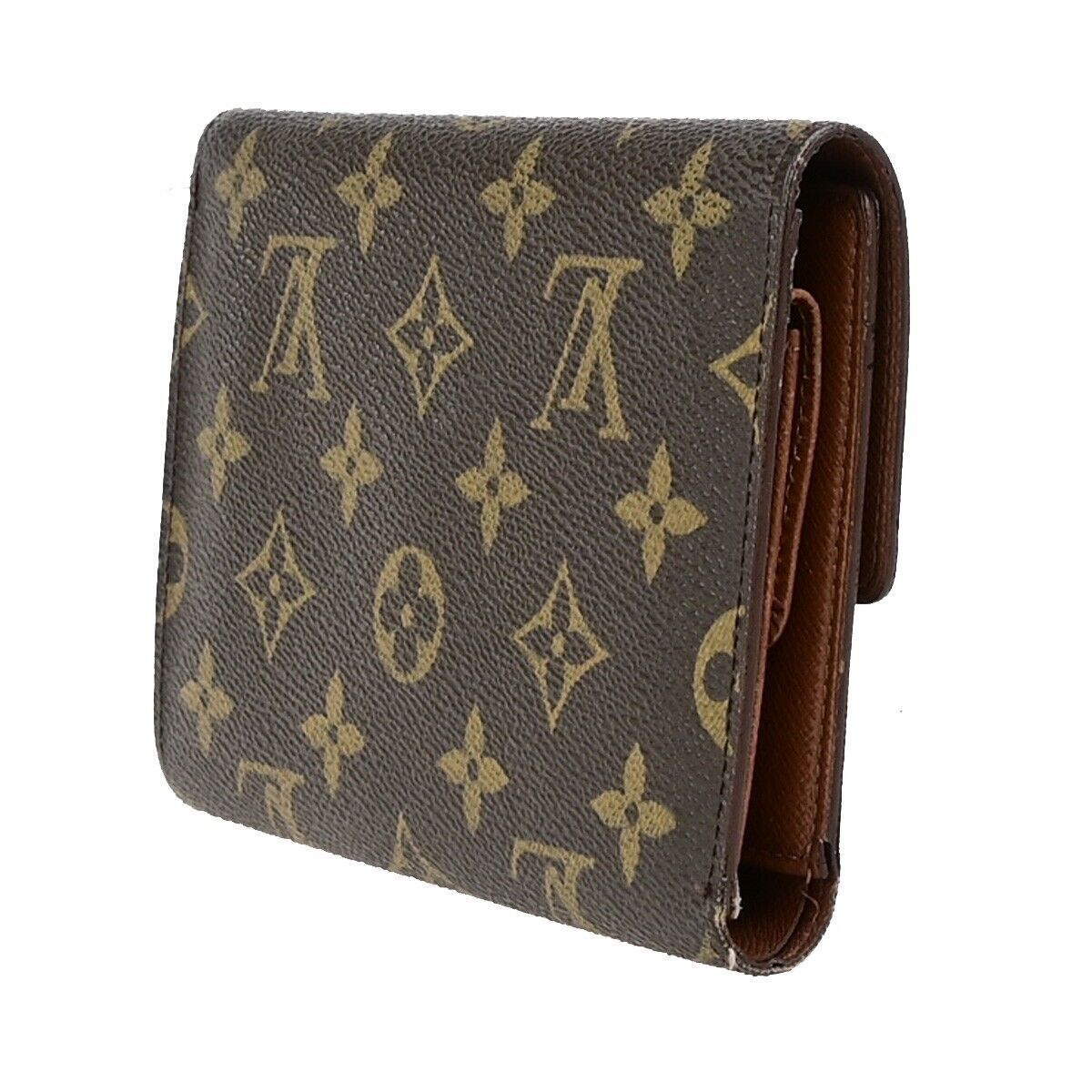 LOUIS VUITTON Porte Tresor Etui Papier Trifold Wallet Monogram BN M61202 01ED218