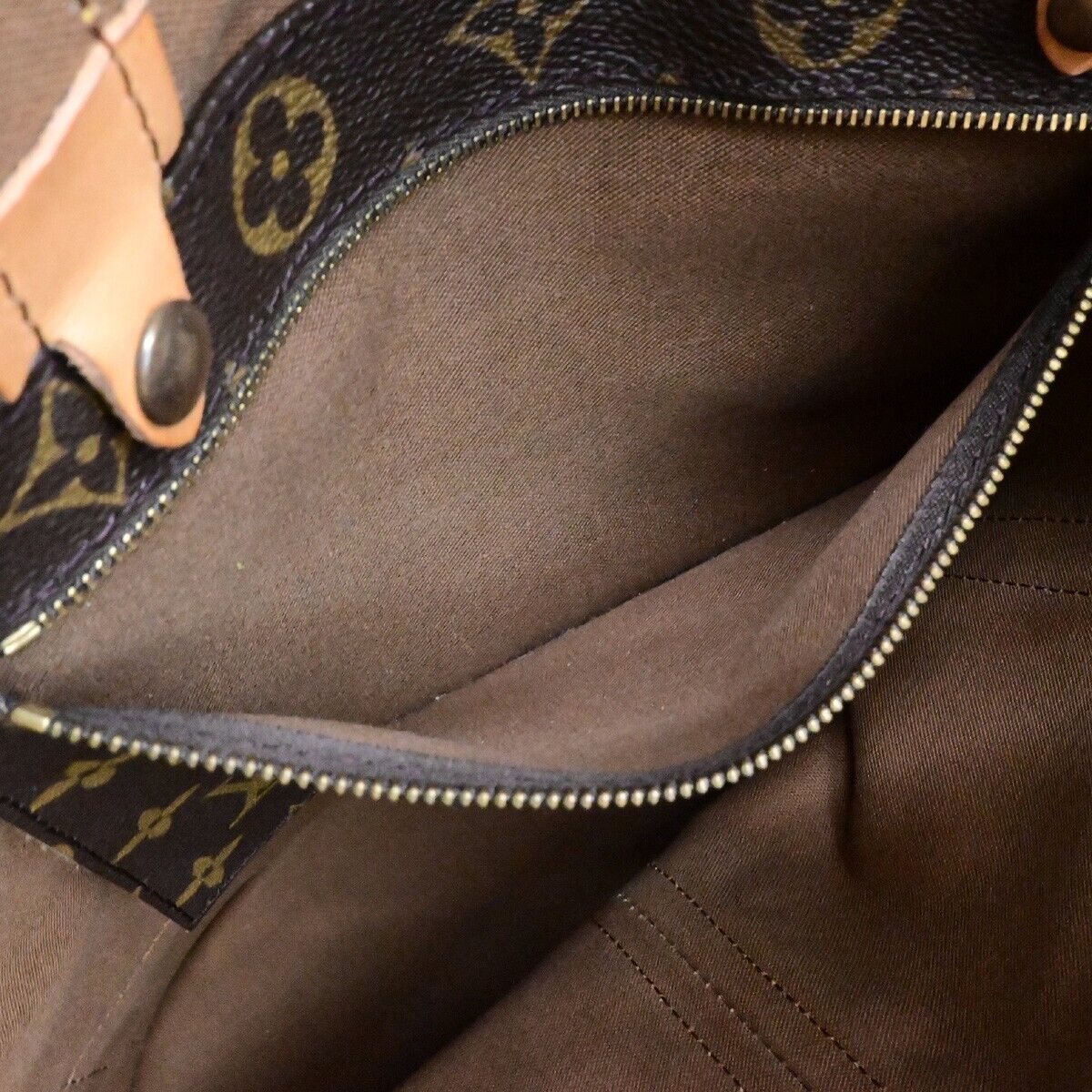 LOUIS VUITTON LV Randonnee GM Shoulder Bag Monogram Leather Brown M42244 20RK966