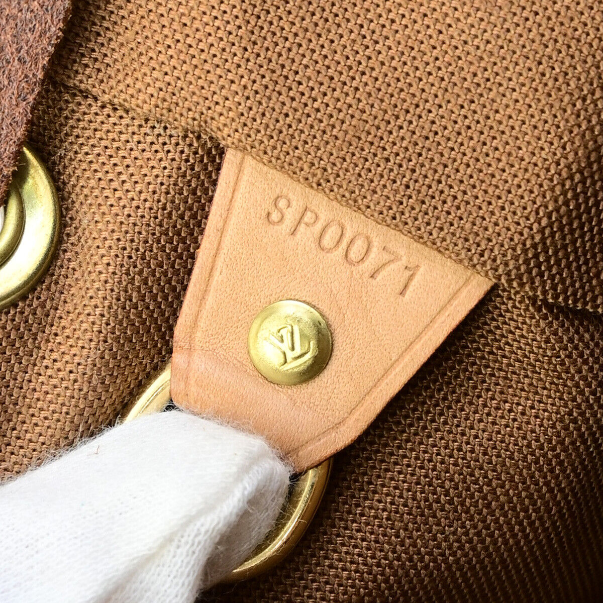 LOUIS VUITTON Montsouris MM Backpack Bag Monogram Leather Brown M51136 18SJ505