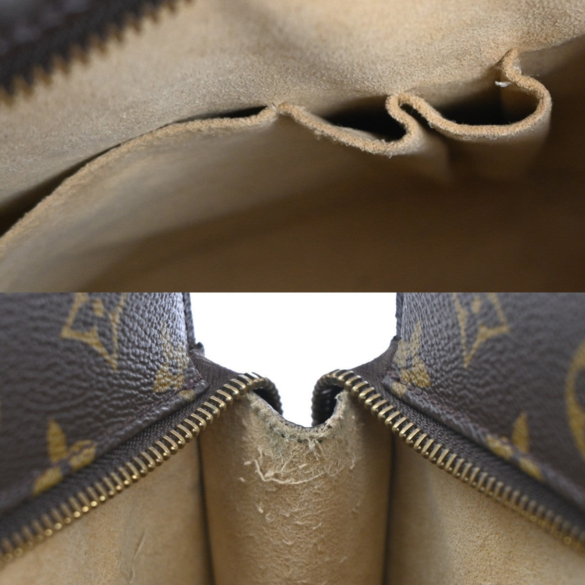 LOUIS VUITTON BABYLONE Shoulder Bag Monogram Leather Brown France M51102 35MA095