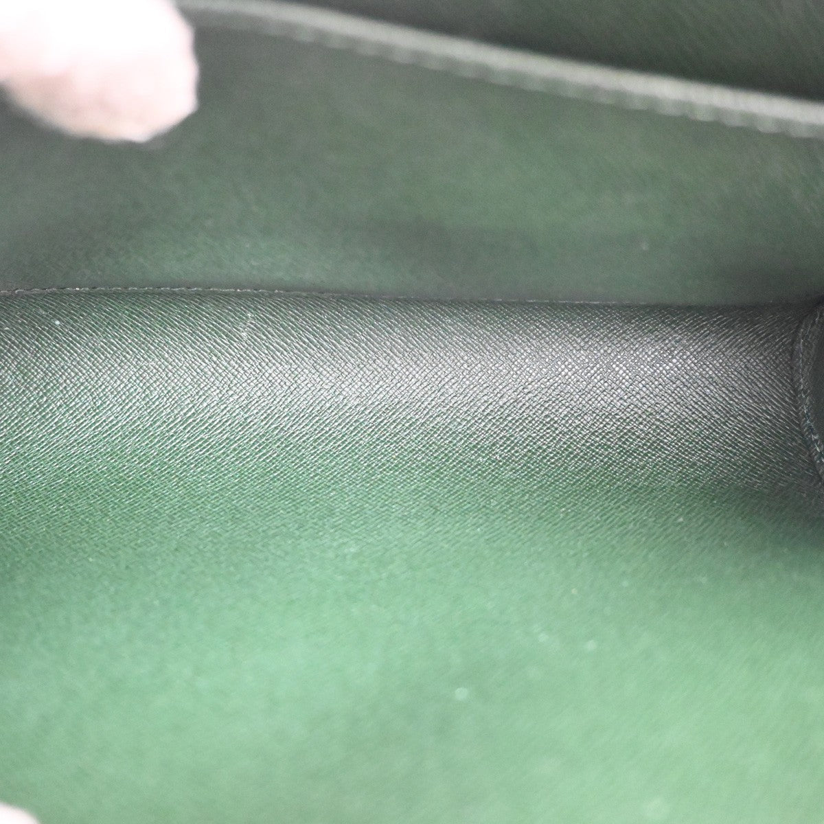 LOUIS VUITTON LV Logo BAIKAL Clutch Hand Bag Taiga Leather Epicea M30184 86KC096