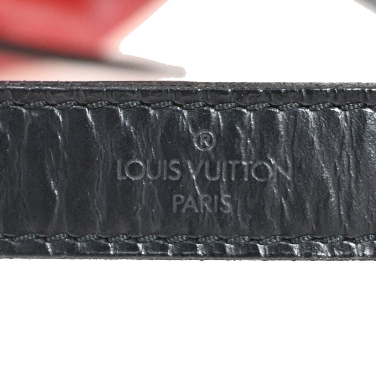 LOUIS VUITTON Bicolor Petit Noe Drawstring Shoulder Bag Epi RD BK M44172 34YD224
