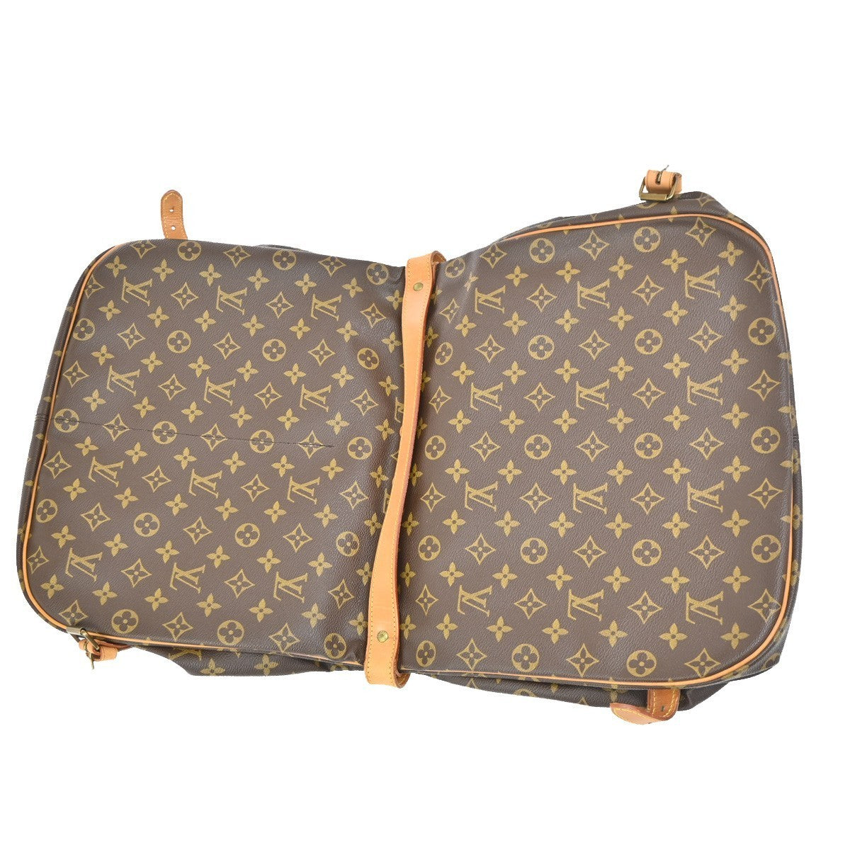 LOUIS VUITTON Saumur 35 Shoulder Bag Monogram Leather BN France M42254 15TA710