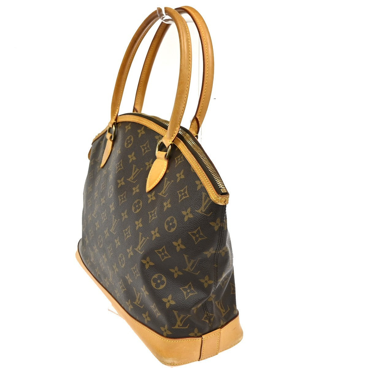 LOUIS VUITTON Lockit Horizontal Shoulder Bag Monogram Leather BN M40104 14CA586