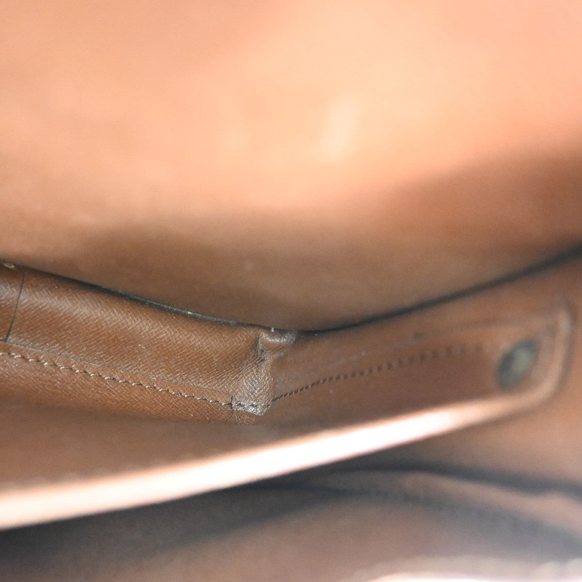 LOUIS VUITTON Cartouchiere MM Shoulder Bag Monogram Leather Brown M51253 86TA531