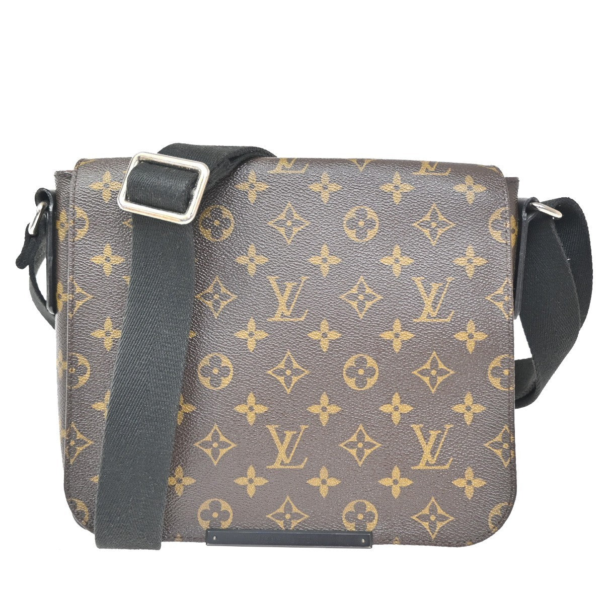 LOUIS VUITTON District PM Messenger Bag Monogram Macassar Brown M40935 10ZA053