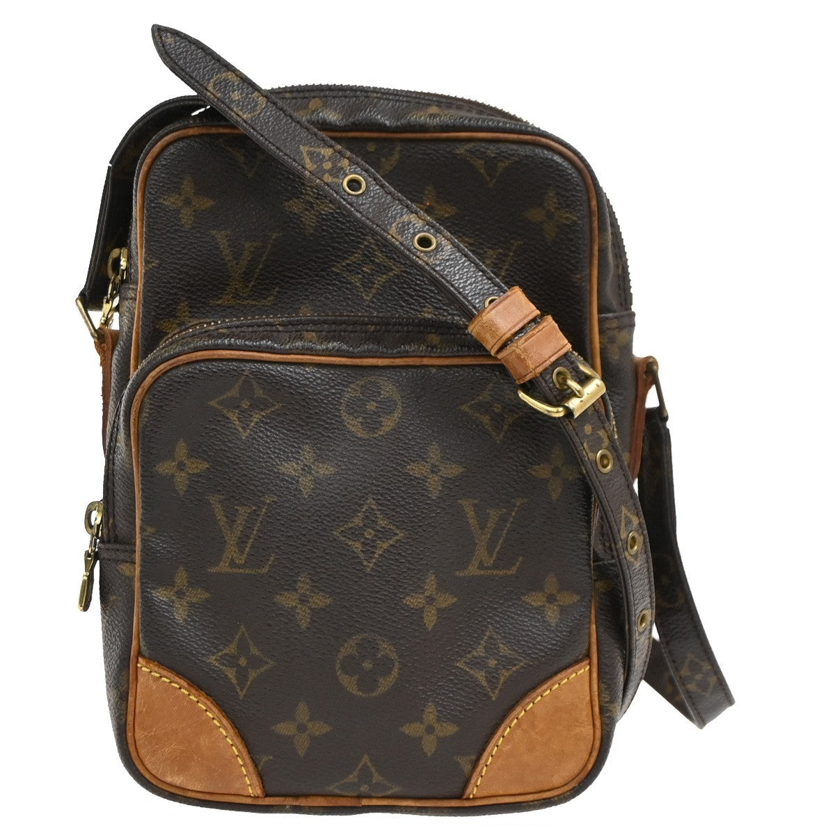 LOUIS VUITTON Amazon Crossbody Shoulder Bag Monogram Leather BN M45236 34DA045