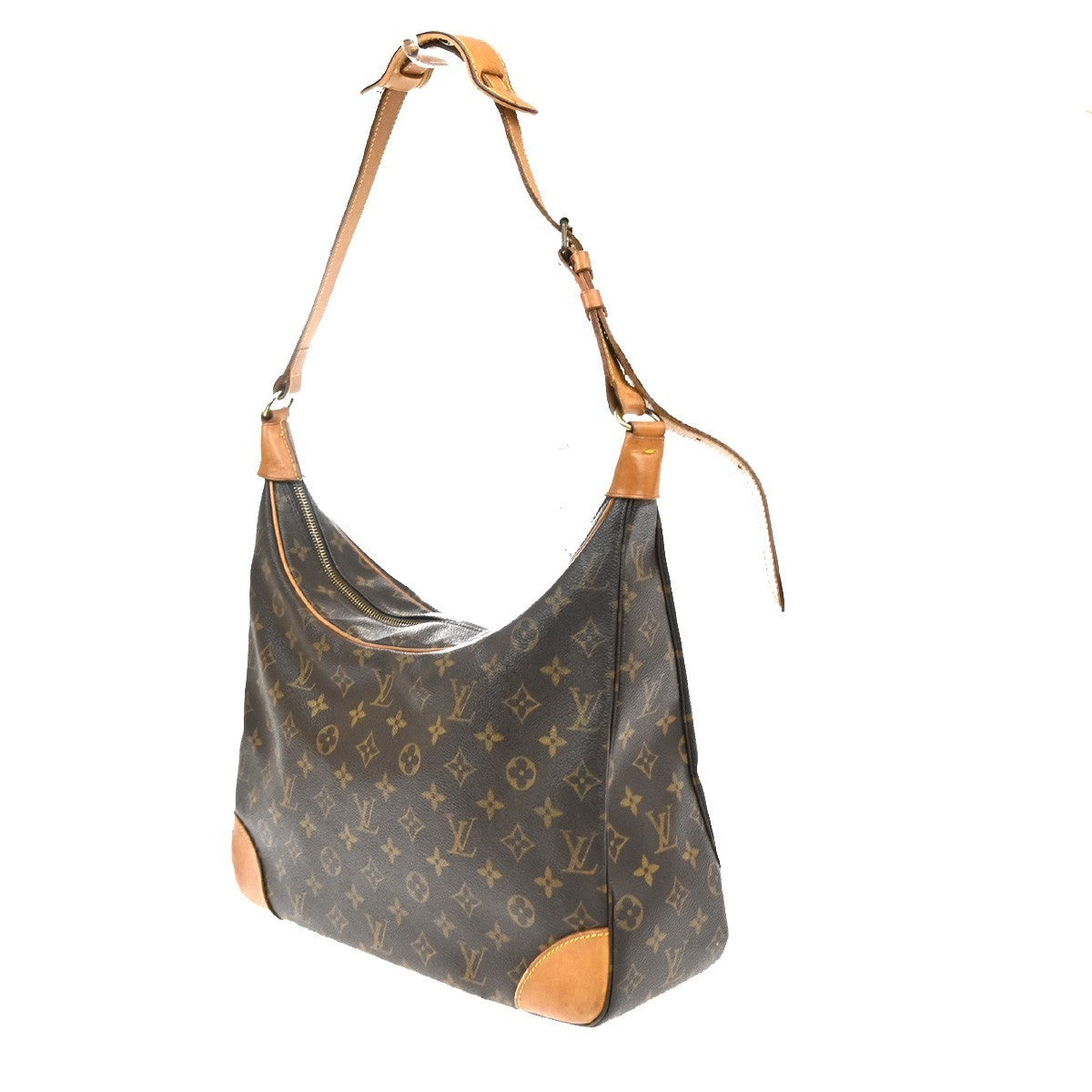 LOUIS VUITTON Boulogne 35 Shoulder Bag Monogram Leather Brown M51260 88SA122