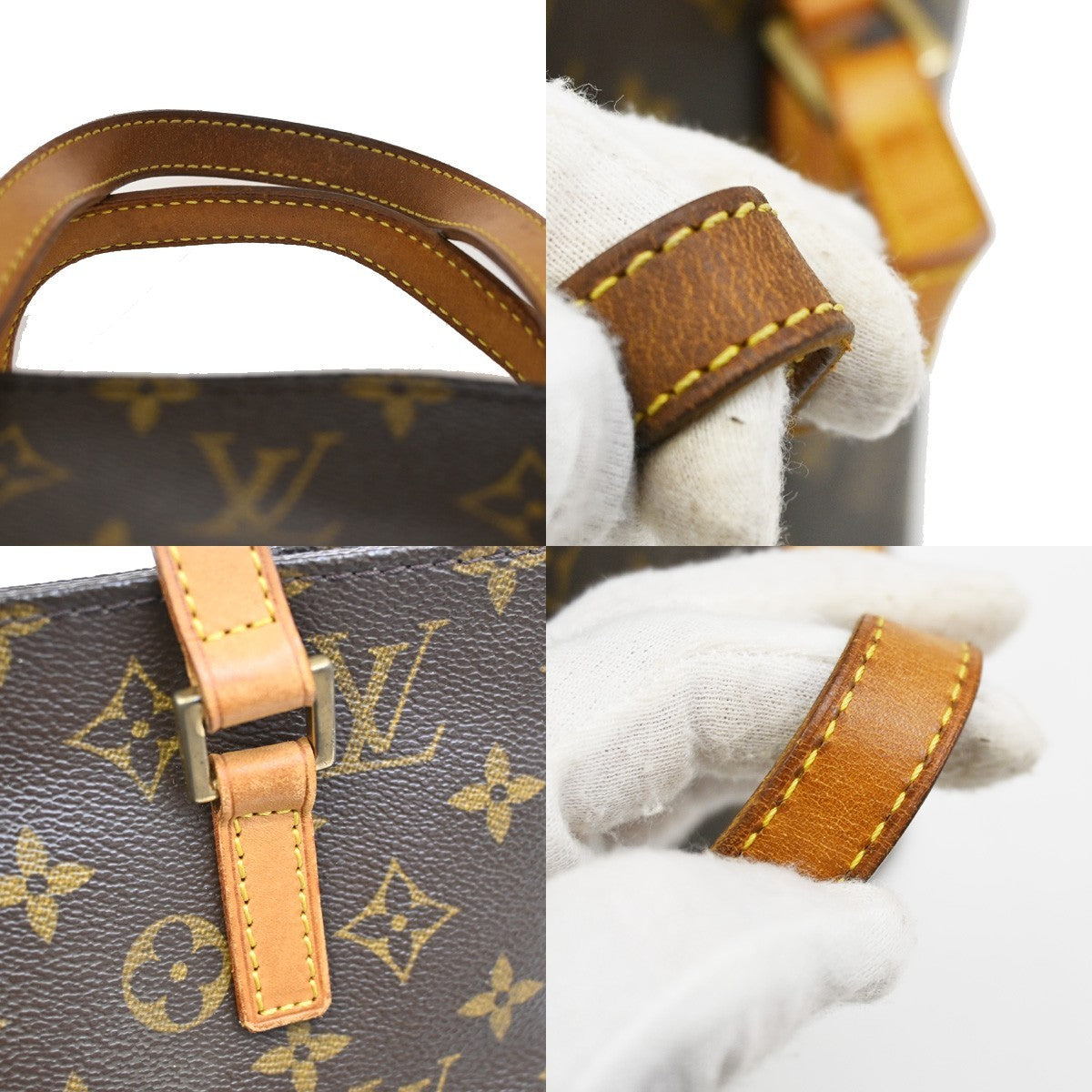 LOUIS VUITTON Vavin PM Hand Tote Bag Monogram Leather Brown M51172 84TA020