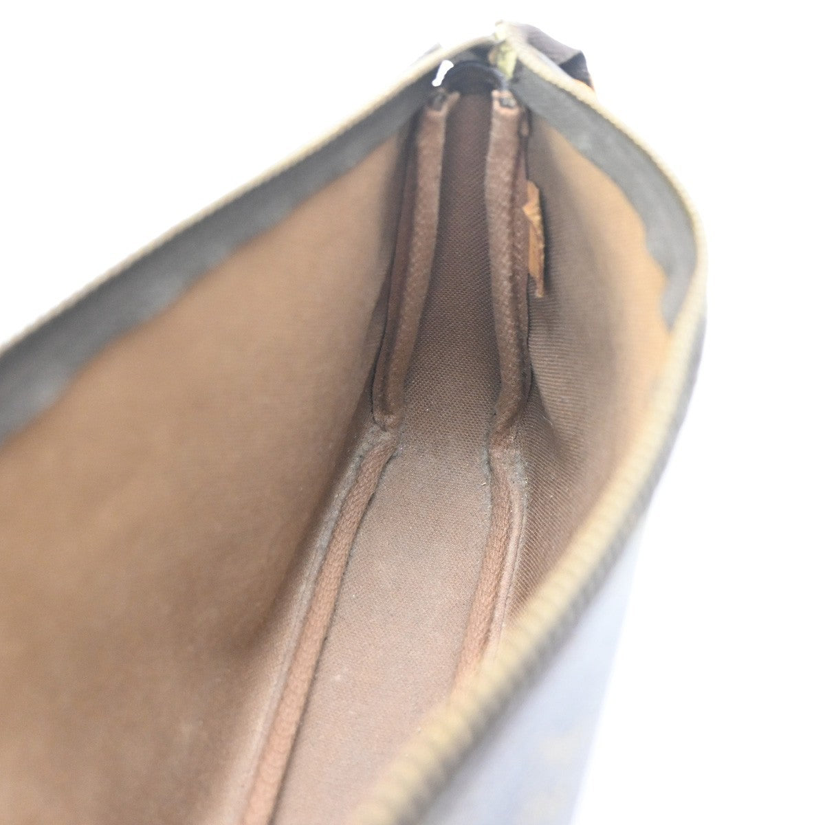 LOUIS VUITTON Pochette Accessoires Hand Bag Monogram Leather BN M51980 85MA488