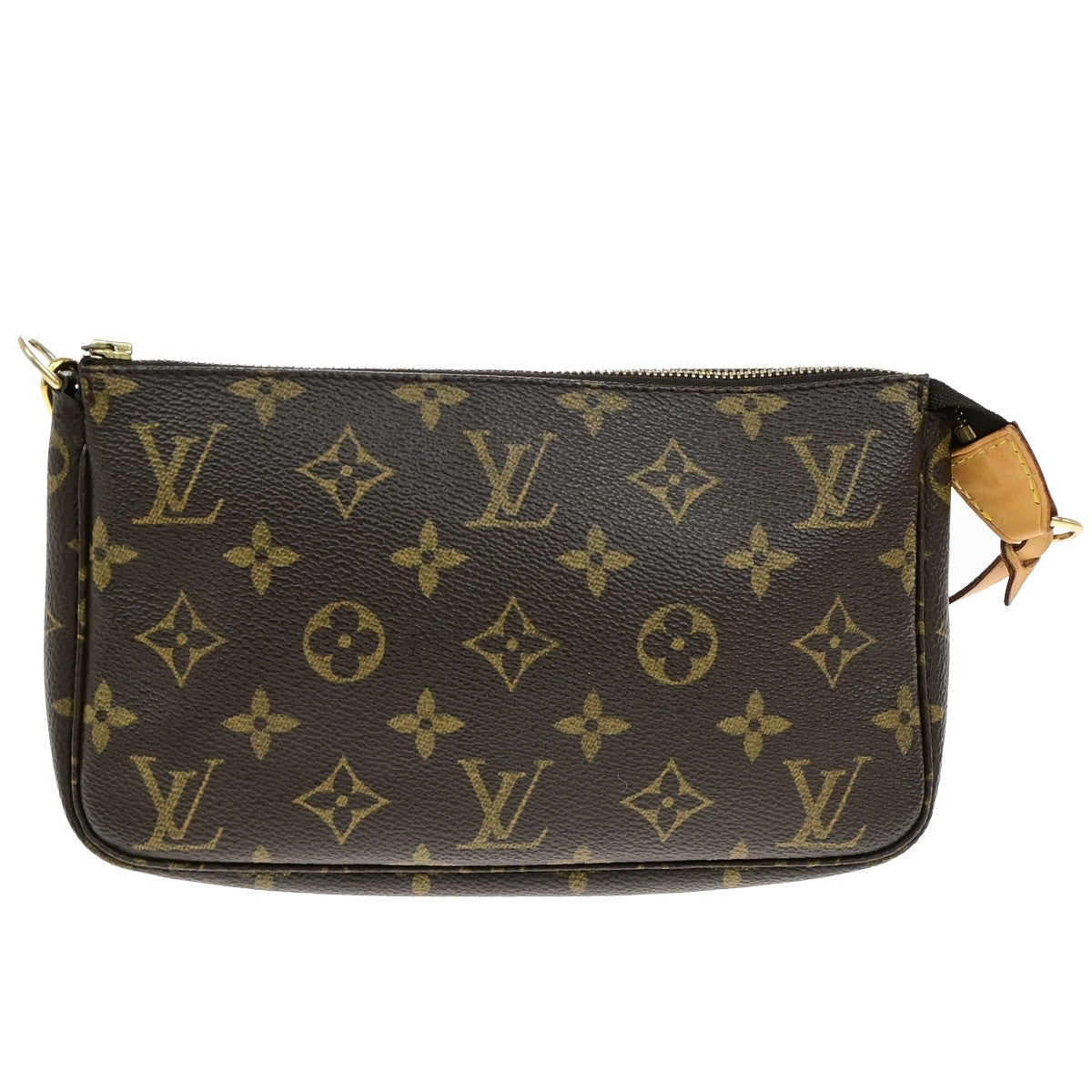 LOUIS VUITTON Pochette Accessoires Hand Bag Monogram Leather BN M51980 12YH081