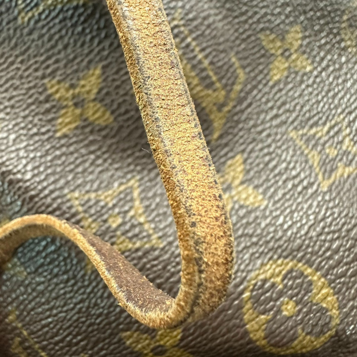 LOUIS VUITTON Montsouris GM Backpack Bag Monogram Leather Brown M51135 72CA811
